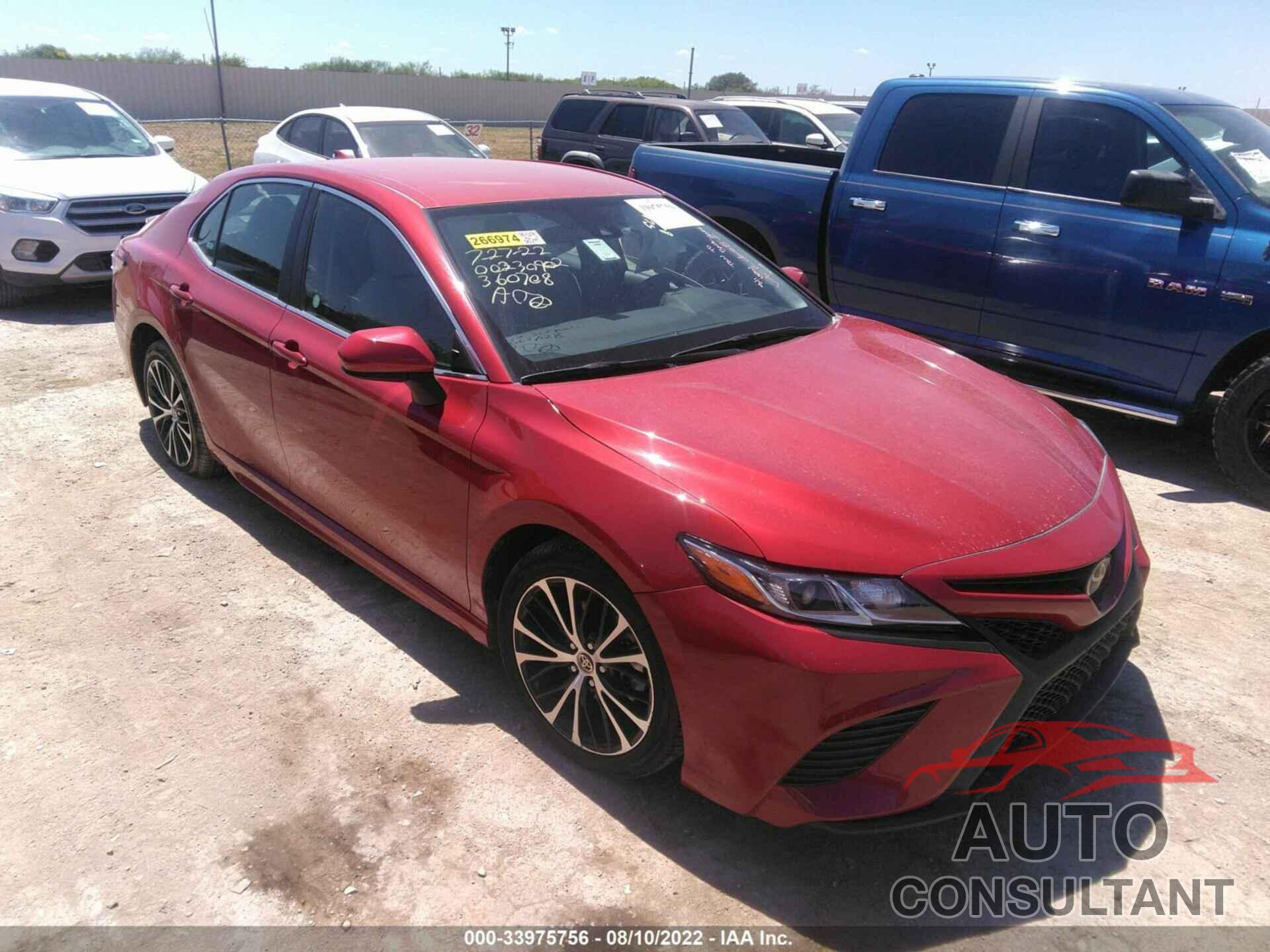 TOYOTA CAMRY 2020 - 4T1G11AK8LU360708