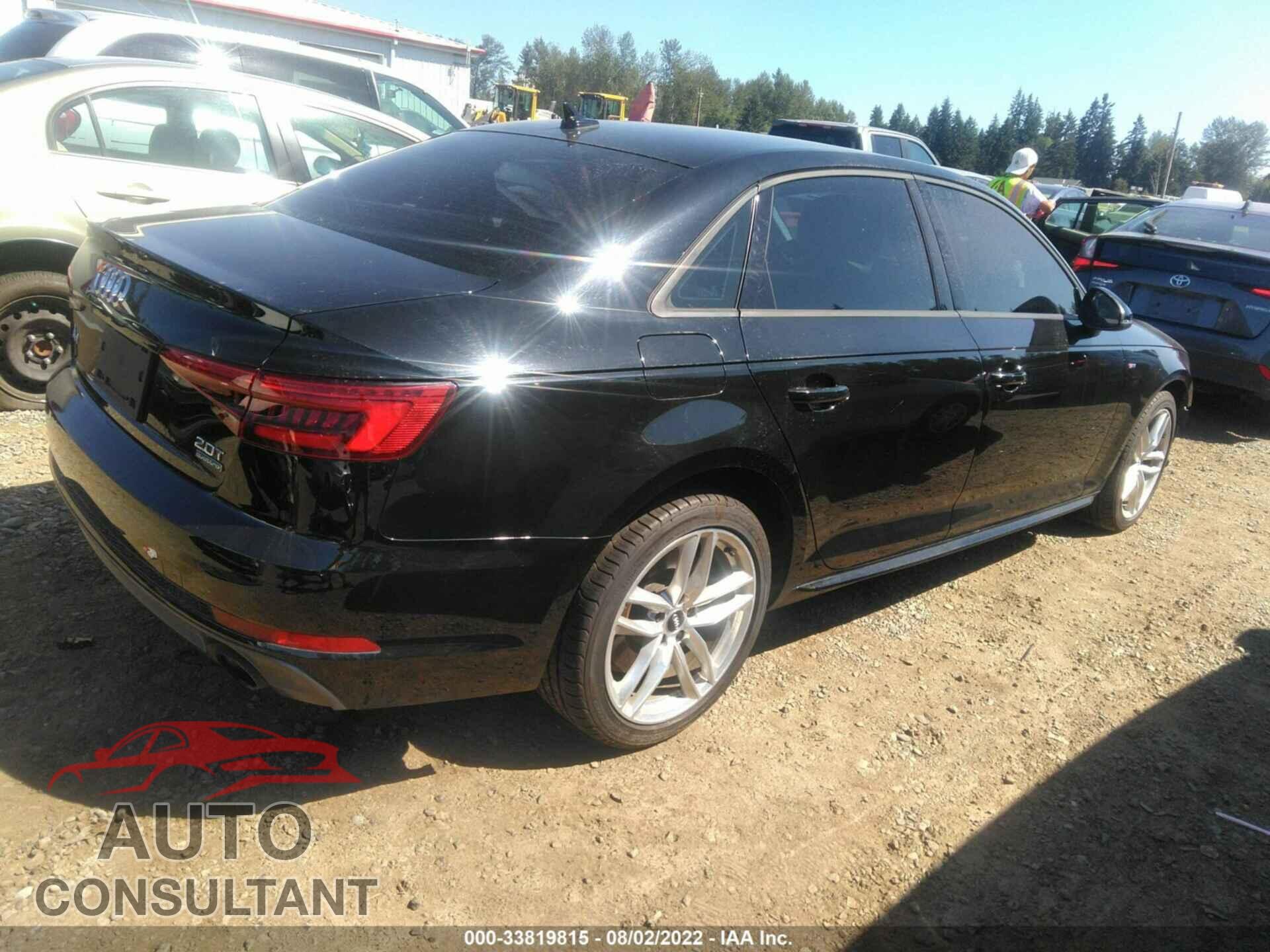 AUDI A4 2017 - WAUDNAF44HN041410