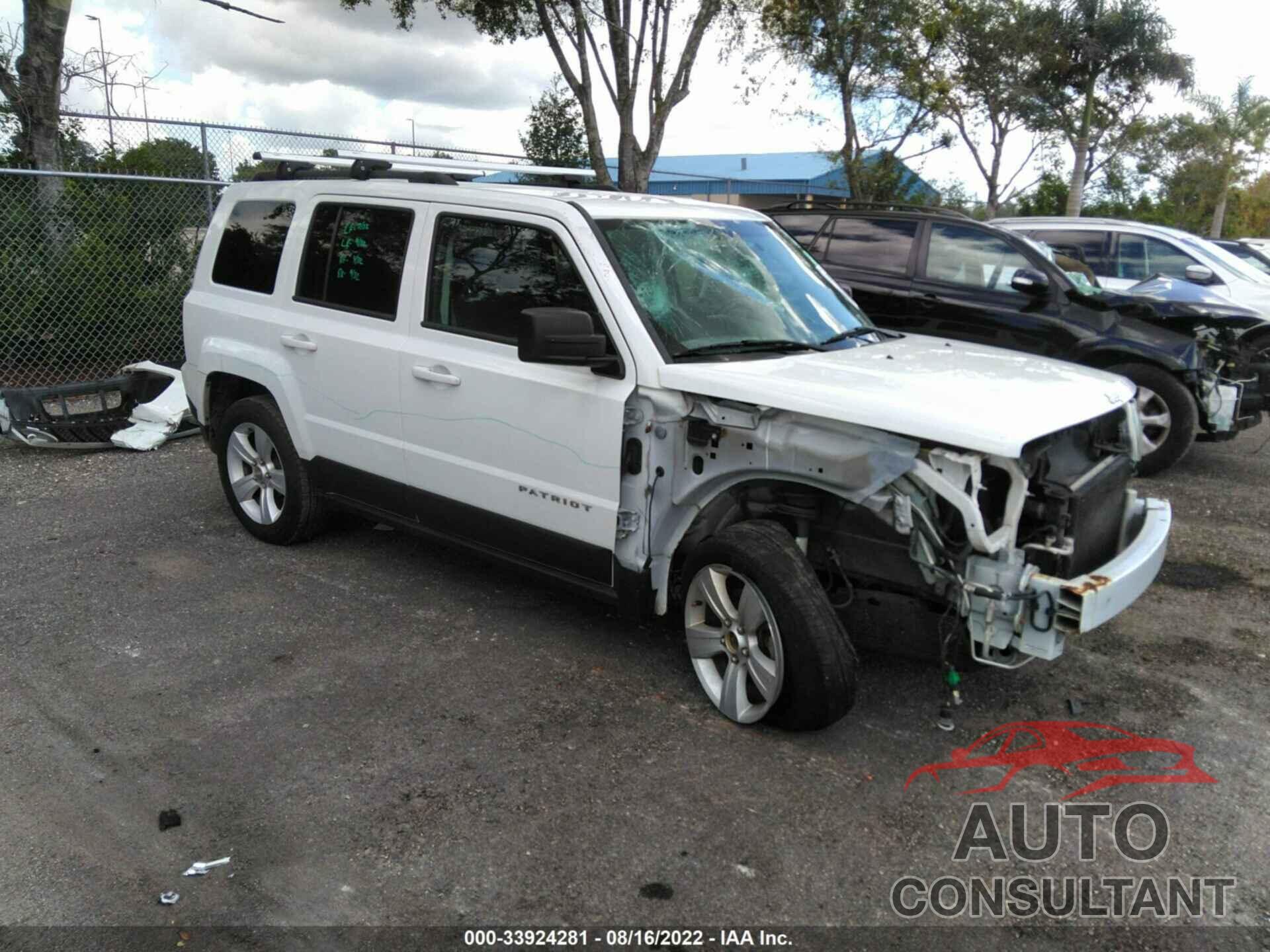 JEEP PATRIOT 2016 - 1C4NJPFBXGD687429