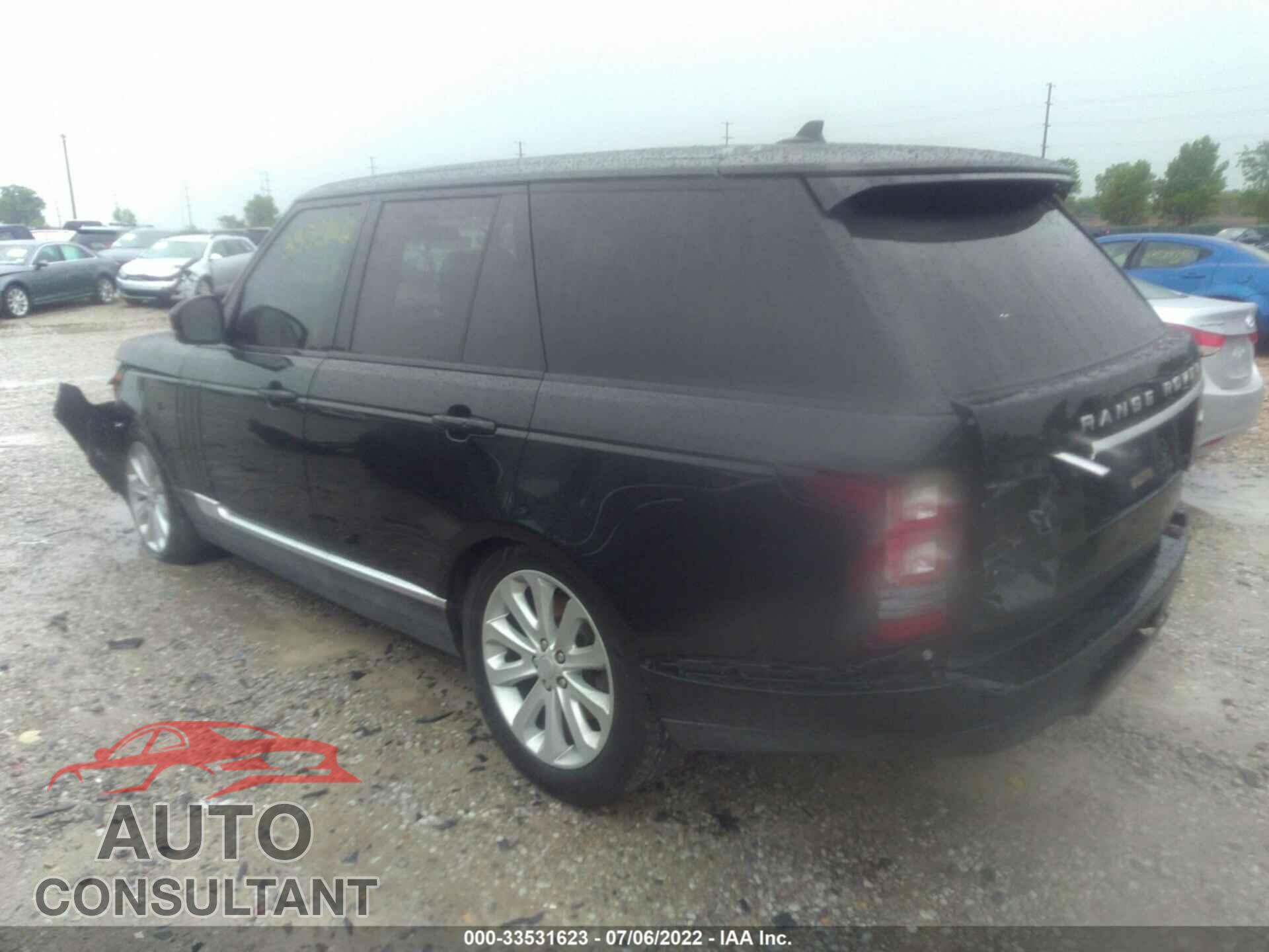 LAND ROVER RANGE ROVER 2016 - SALGS2KF3GA296764