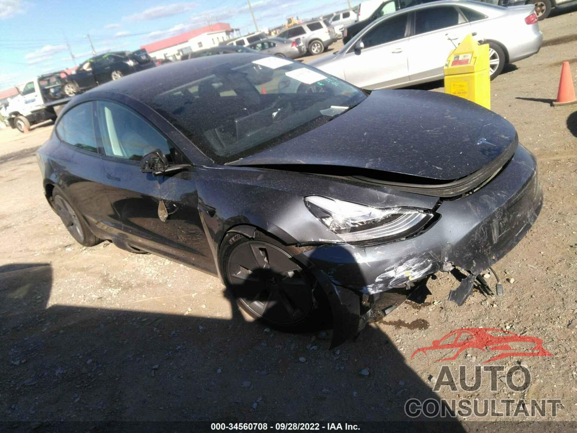 TESLA MODEL 3 2022 - 5YJ3E1EB1NF238558