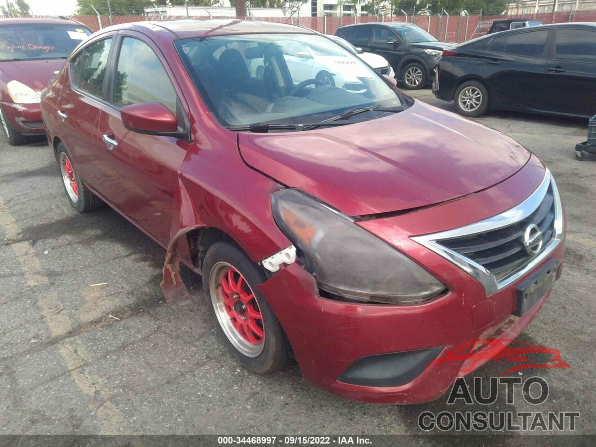 NISSAN VERSA 2016 - 3N1CN7AP5GL850855