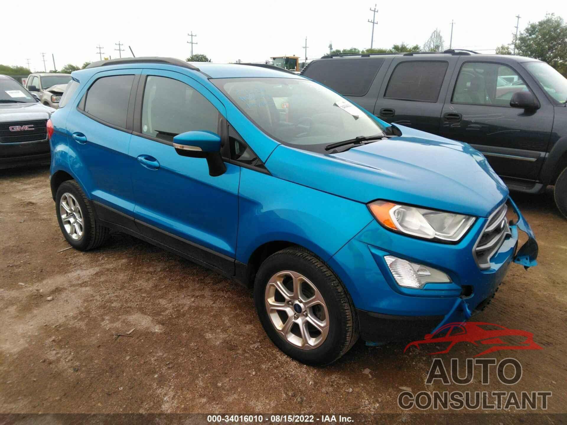 FORD ECOSPORT 2018 - MAJ3P1TE2JC198639