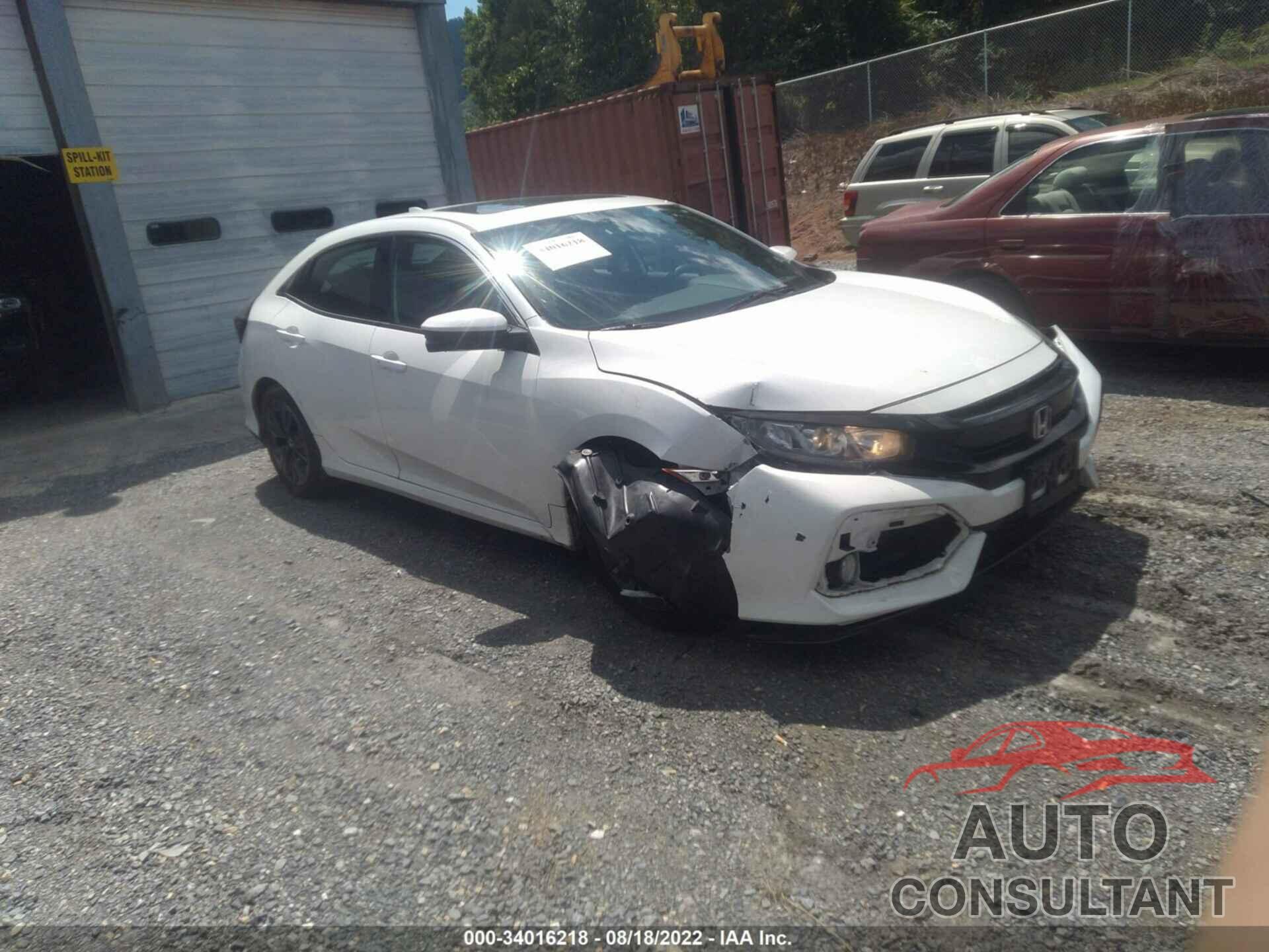 HONDA CIVIC HATCHBACK 2017 - SHHFK7H50HU408524