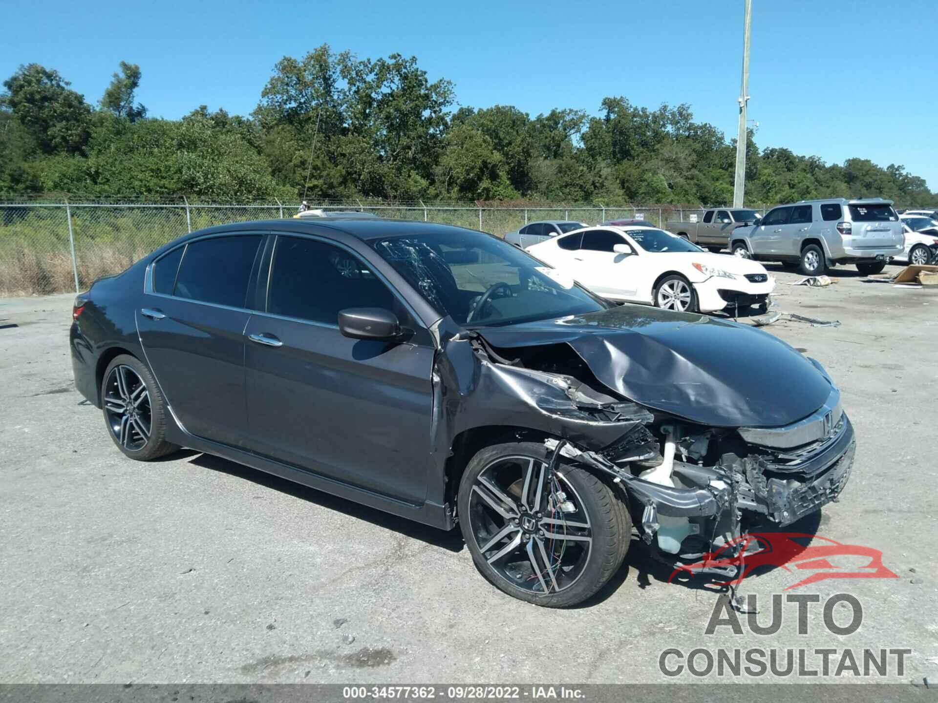 HONDA ACCORD SEDAN 2017 - 1HGCR2F10HA039399