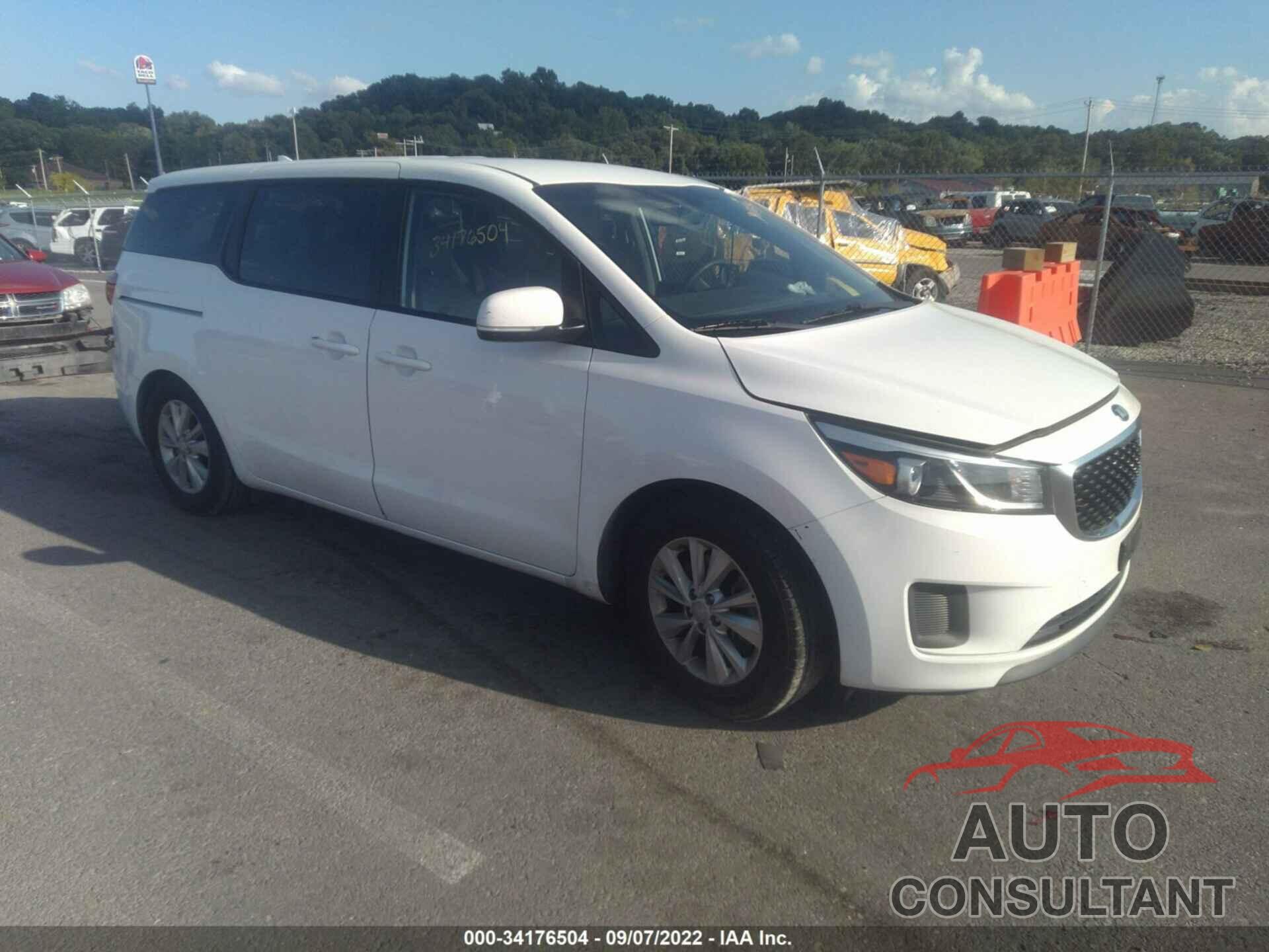 KIA SEDONA 2016 - KNDMA5C17G6185431