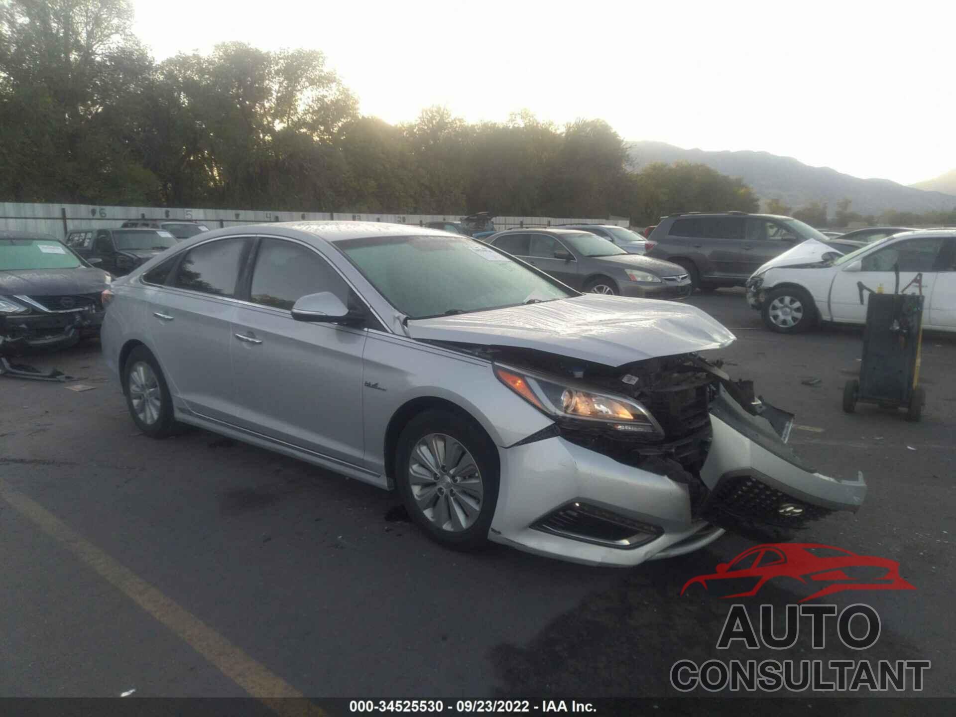 HYUNDAI SONATA HYBRID 2016 - KMHE24L13GA022845