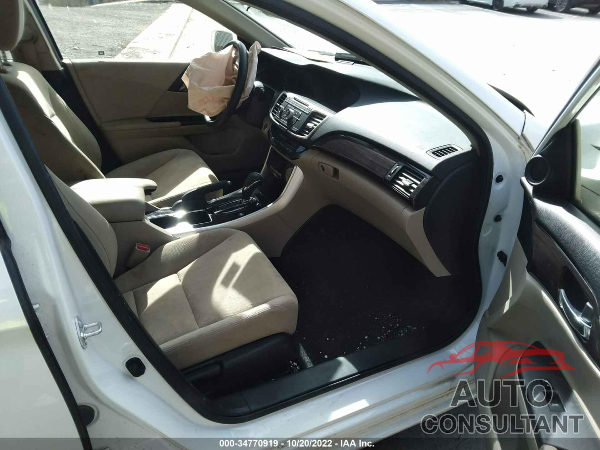 HONDA ACCORD HYBRID 2017 - JHMCR6F32HC019021
