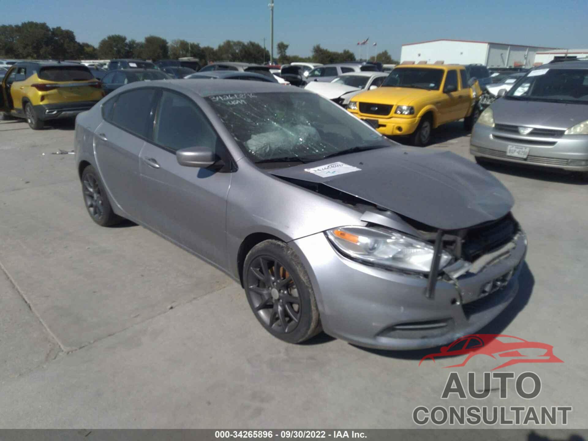 DODGE DART 2016 - 1C3CDFAA6GD593026