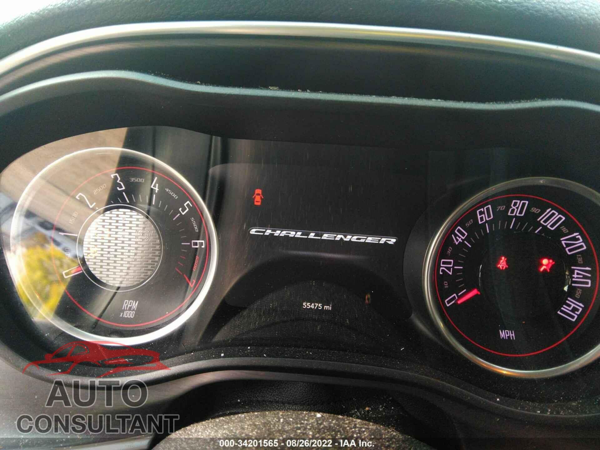 DODGE CHALLENGER 2016 - 2C3CDZAG6GH254842
