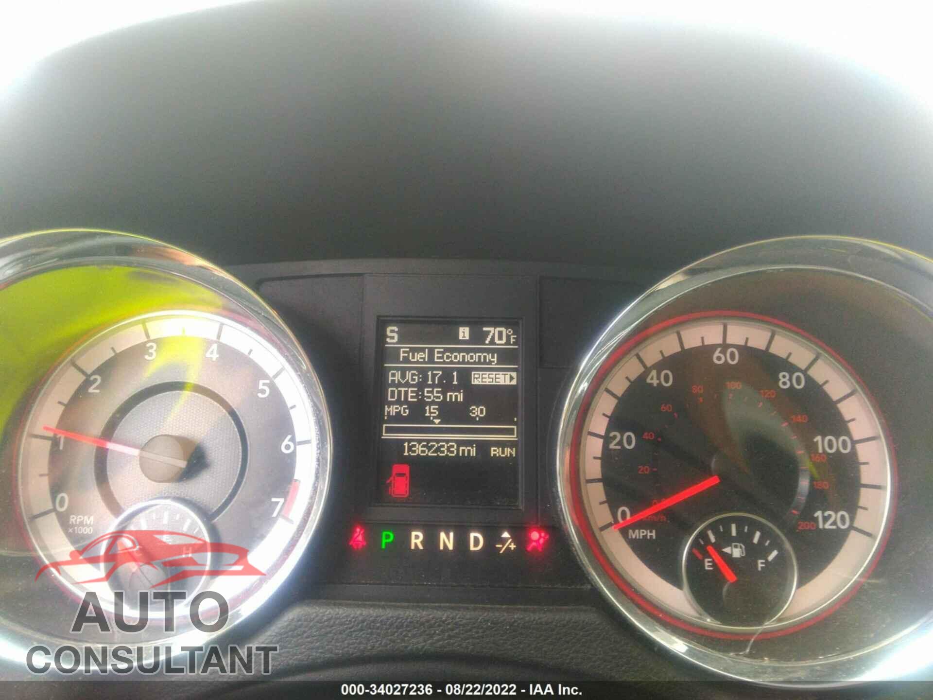 DODGE GRAND CARAVAN 2016 - 2C4RDGCG3GR318093