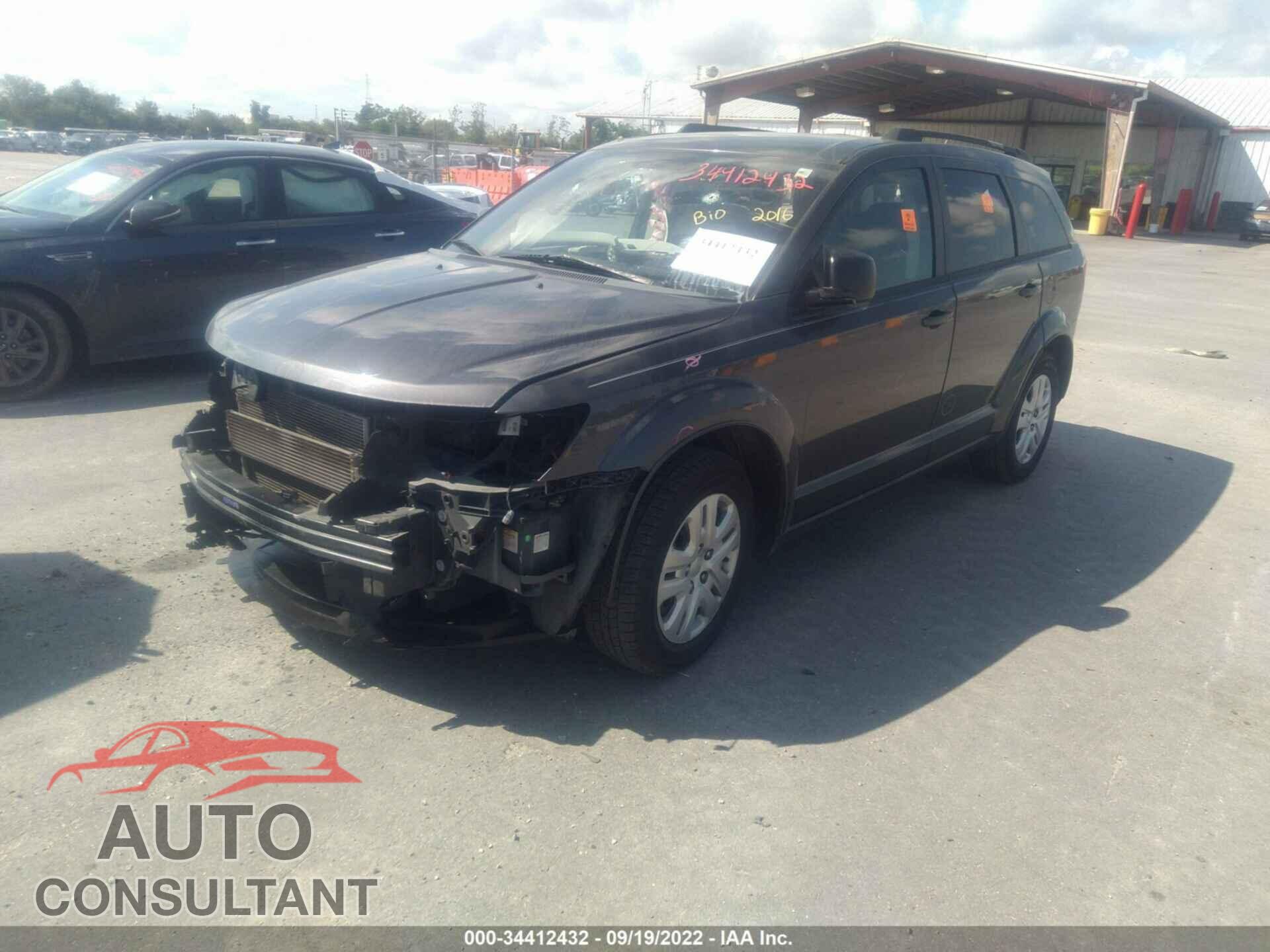 DODGE JOURNEY 2016 - 3C4PDCAB4GT238211