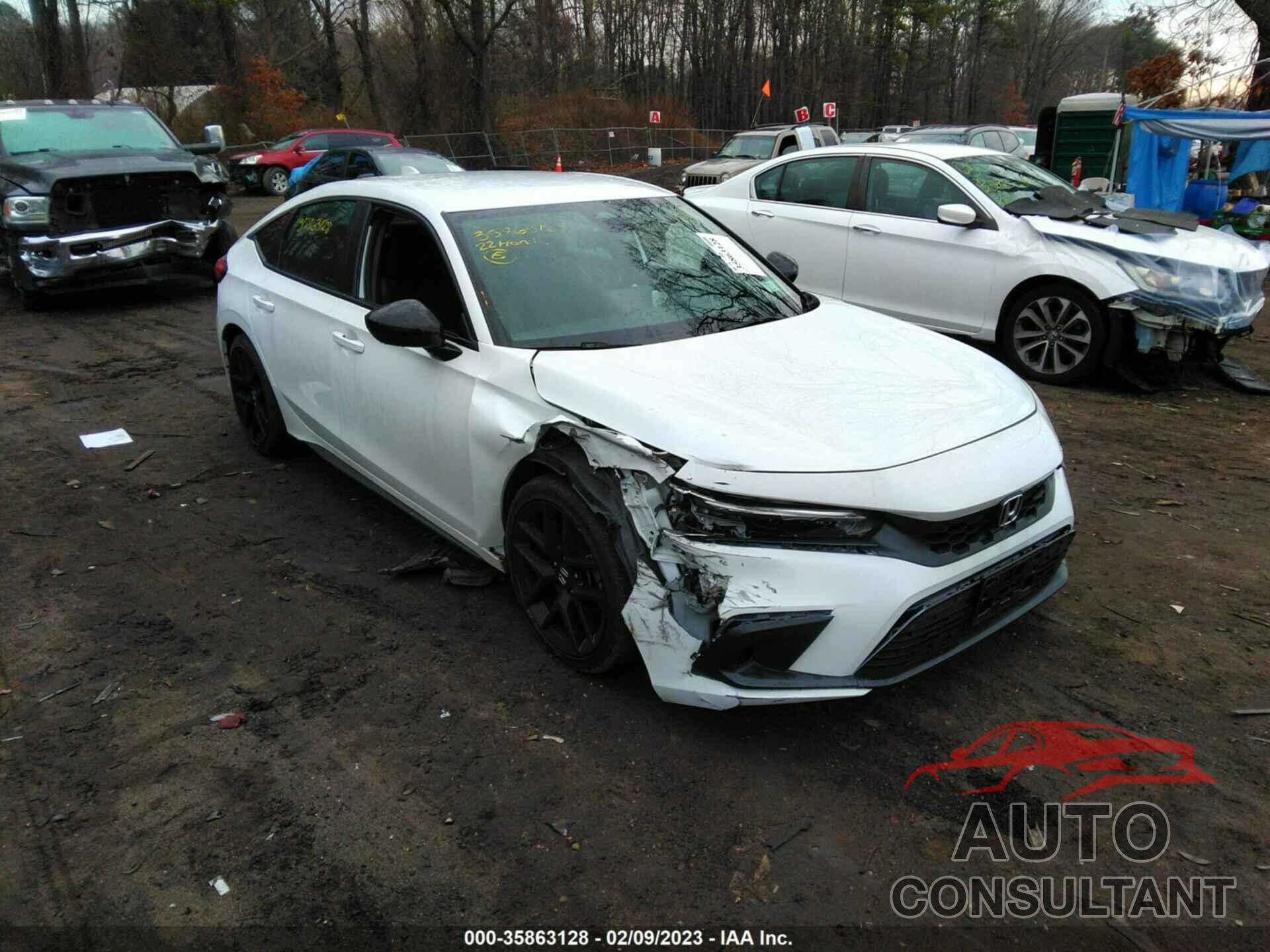 HONDA CIVIC HATCHBACK 2022 - 19XFL2H86NE007332