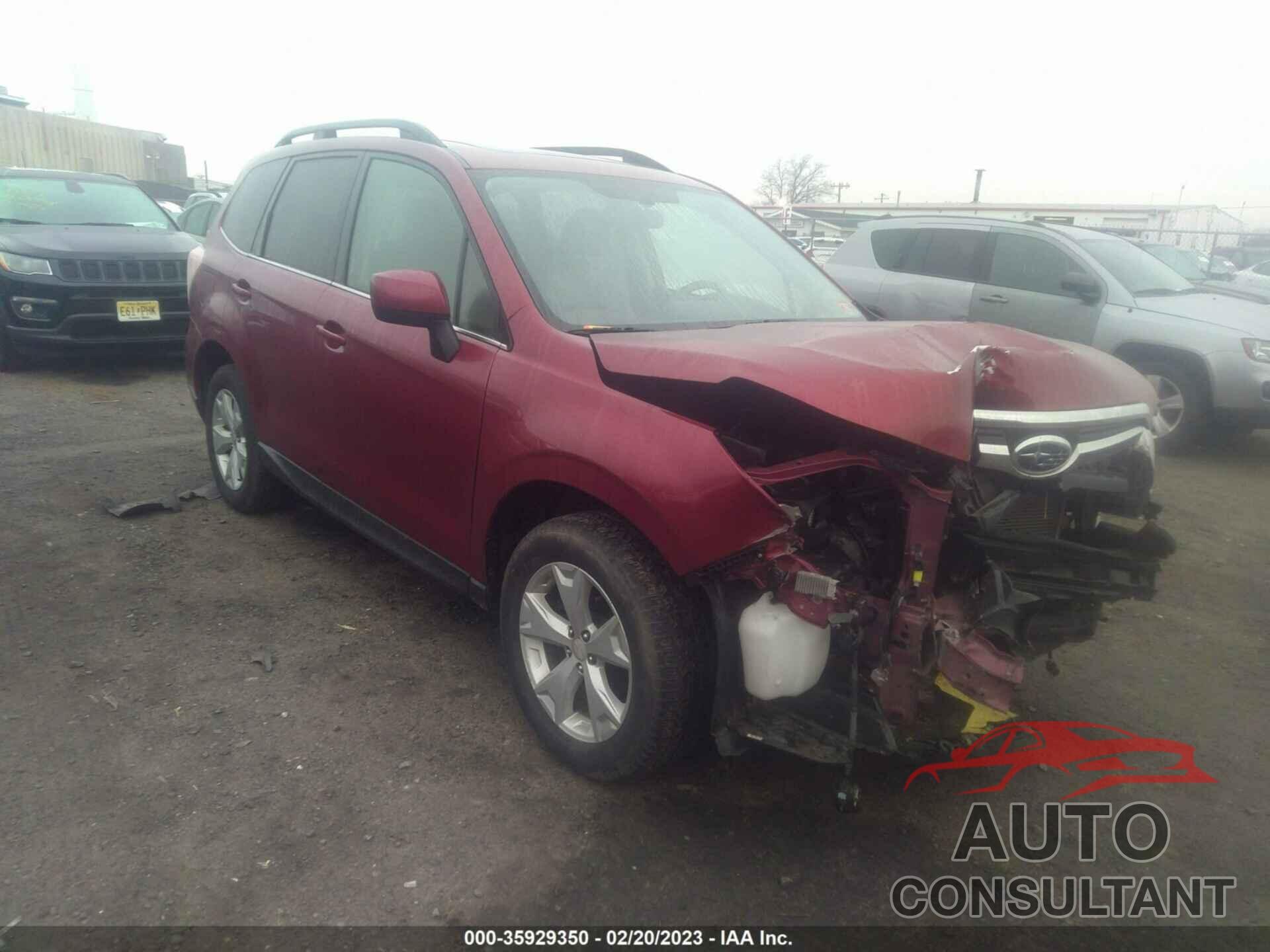 SUBARU FORESTER 2016 - JF2SJAKC0GH416906
