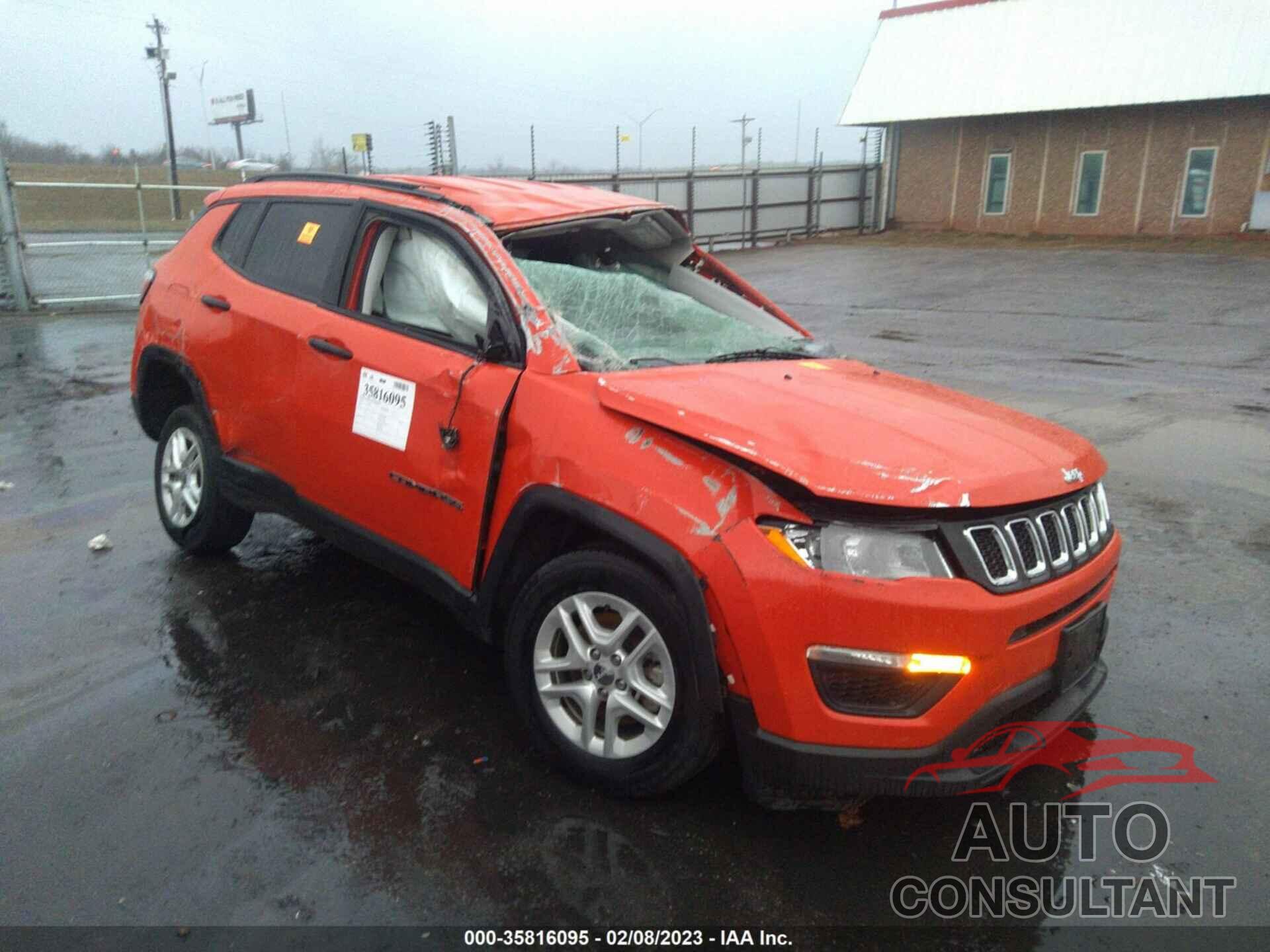 JEEP COMPASS 2017 - 3C4NJDAB4HT642598