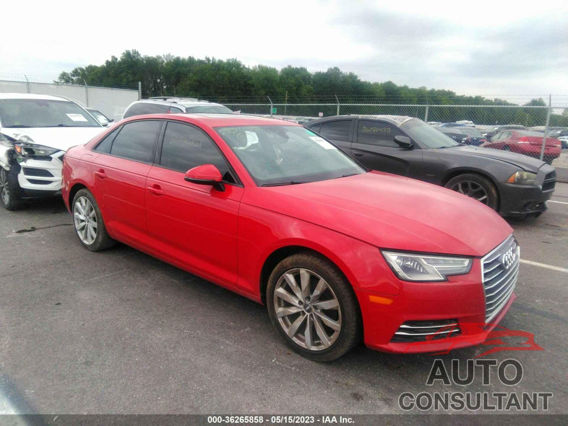 AUDI A4 2017 - WAUGMAF49HN036641