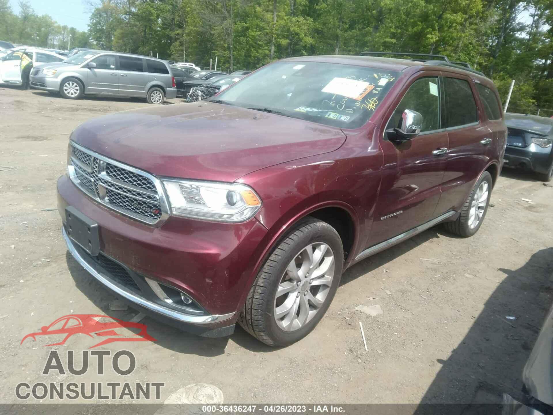 DODGE DURANGO 2017 - 1C4RDJEG9HC748926