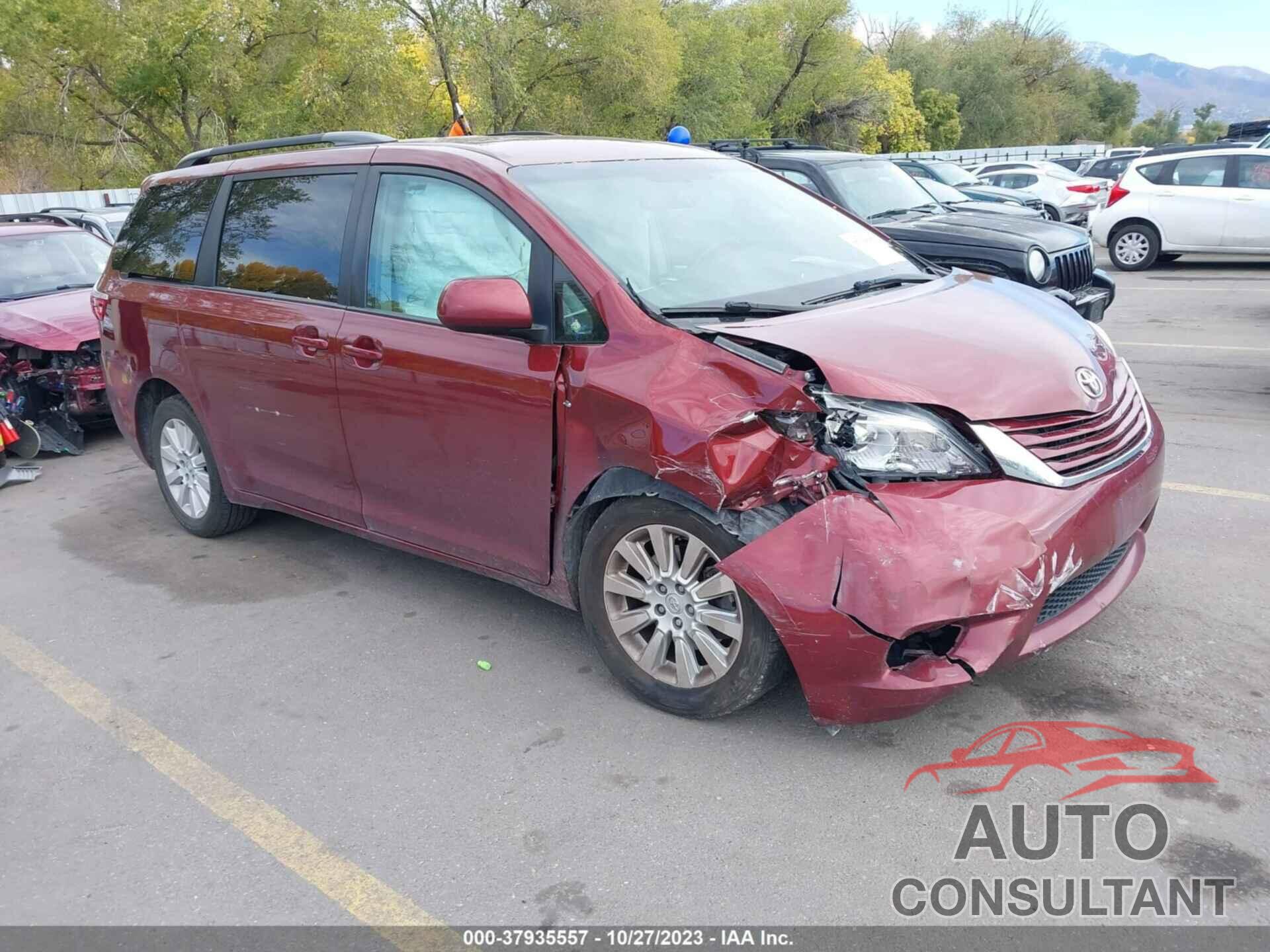 TOYOTA SIENNA 2016 - 5TDJK3DCXGS138477