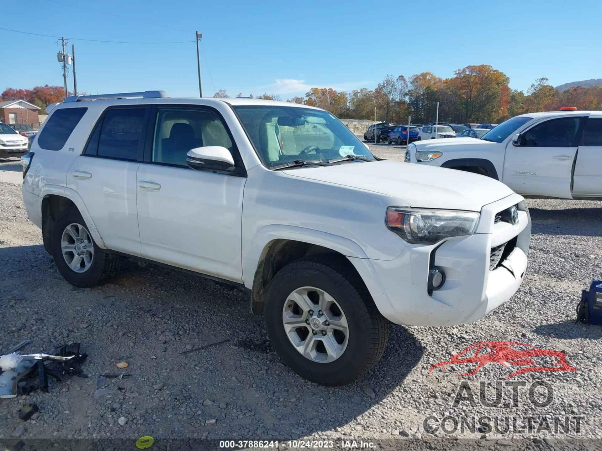 TOYOTA 4RUNNER 2017 - JTEBU5JR3H5482125