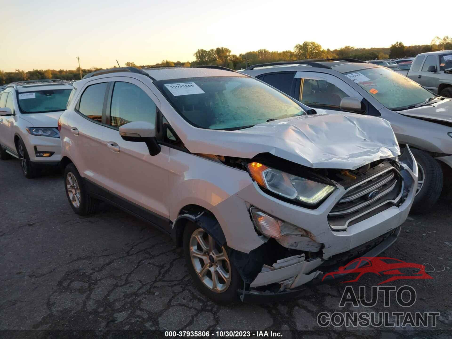 FORD ECOSPORT 2018 - MAJ3P1TE8JC159148