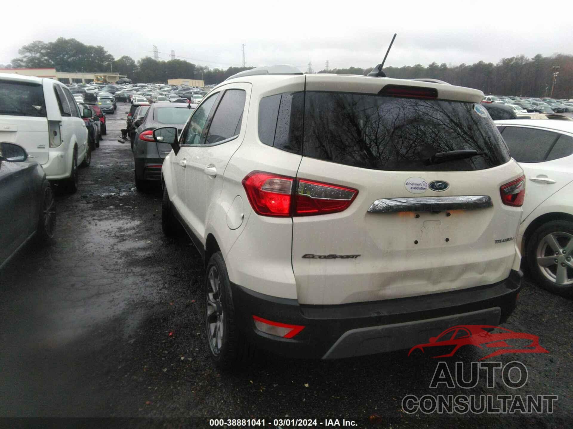 FORD ECOSPORT 2018 - MAJ3P1VE9JC174920