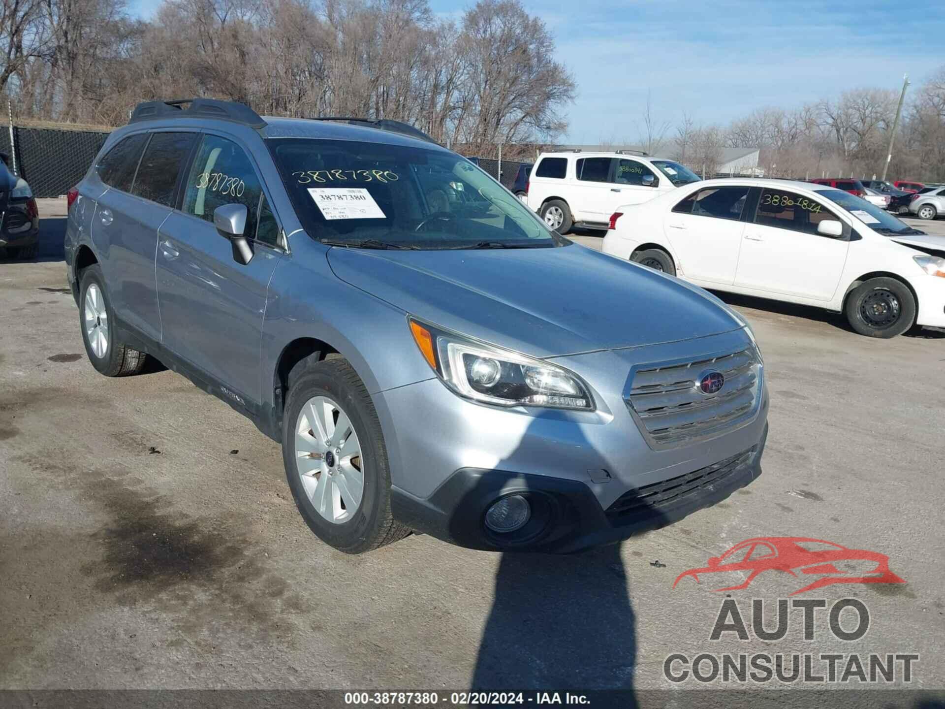SUBARU OUTBACK 2016 - 4S4BSBCC2G3203772