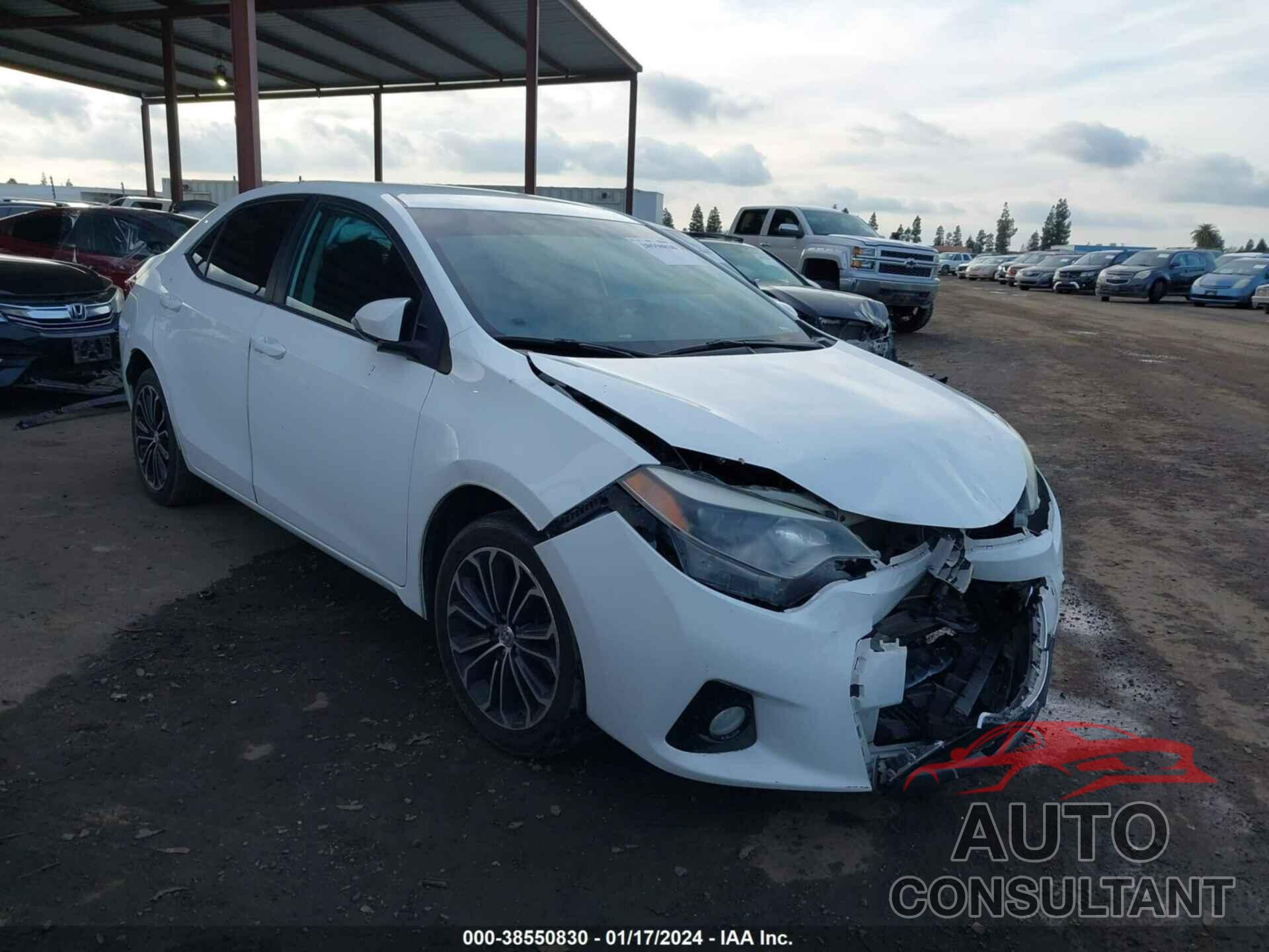 TOYOTA COROLLA 2016 - 5YFBURHE7GP400896