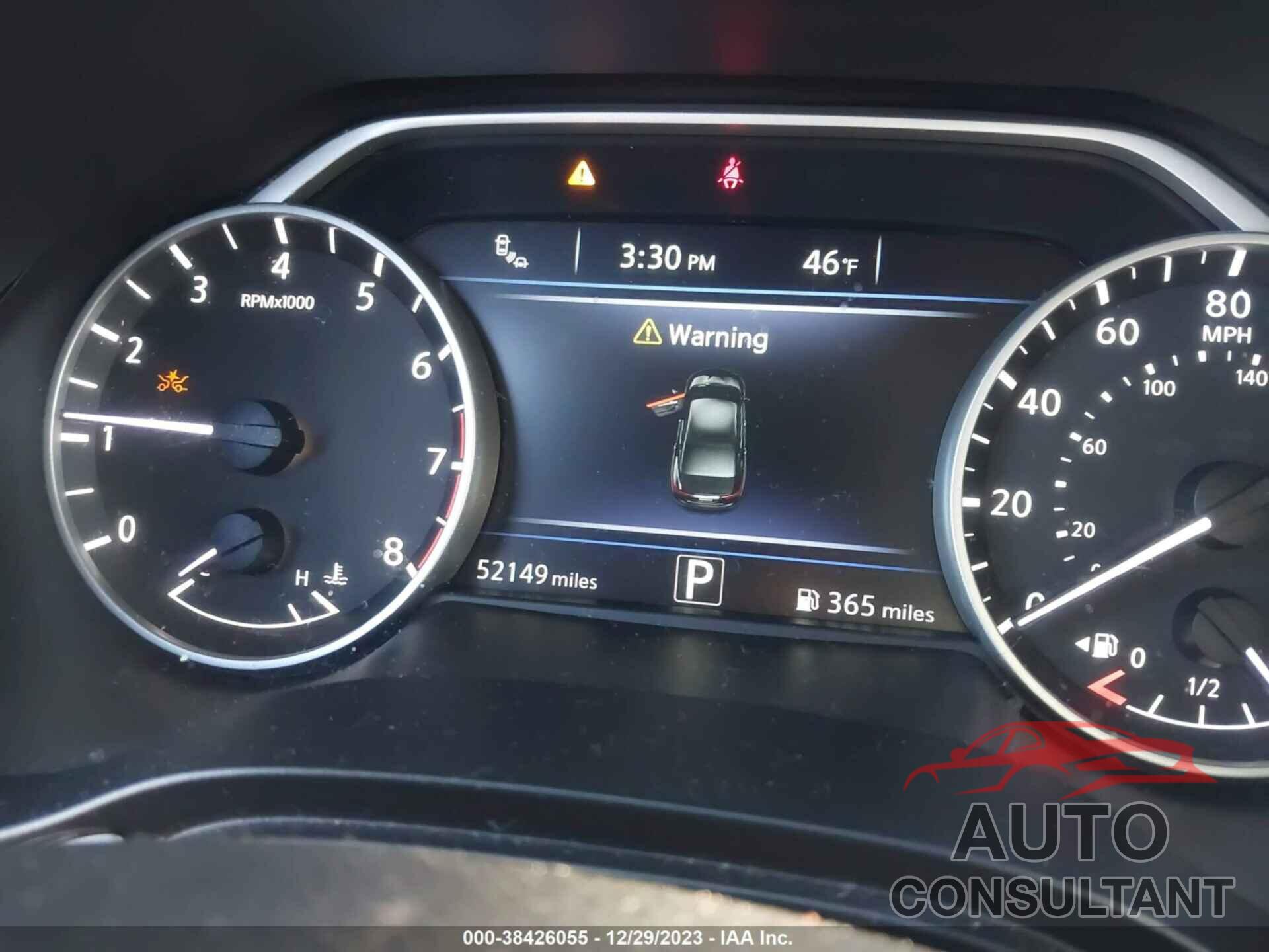 NISSAN MAXIMA 2019 - 1N4AA6AVXKC372600