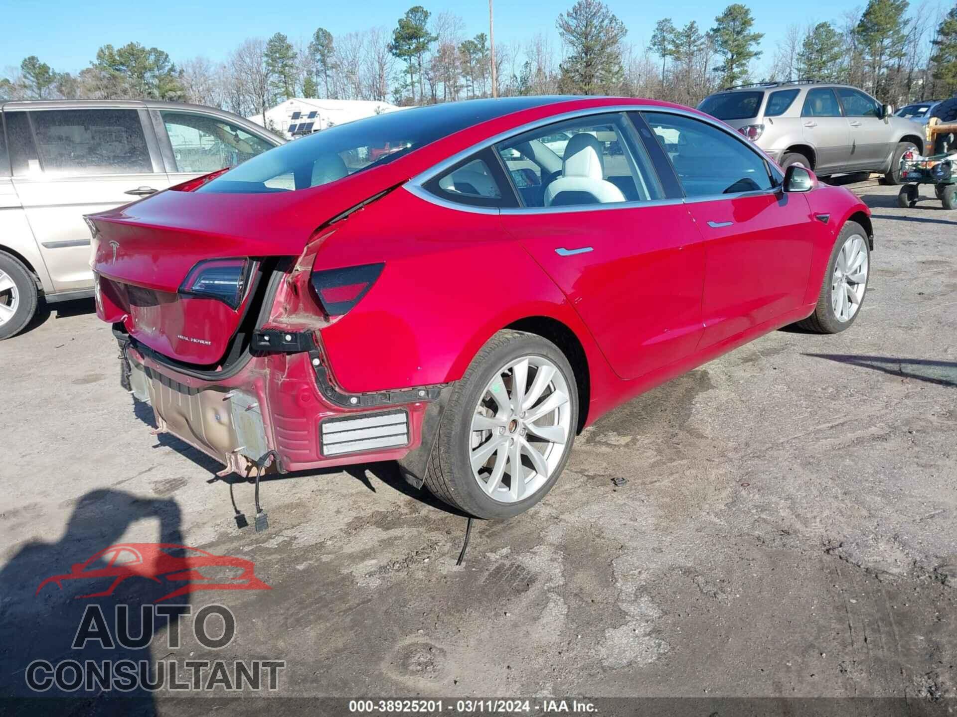 TESLA MODEL 3 2018 - 5YJ3E1EB5JF097455