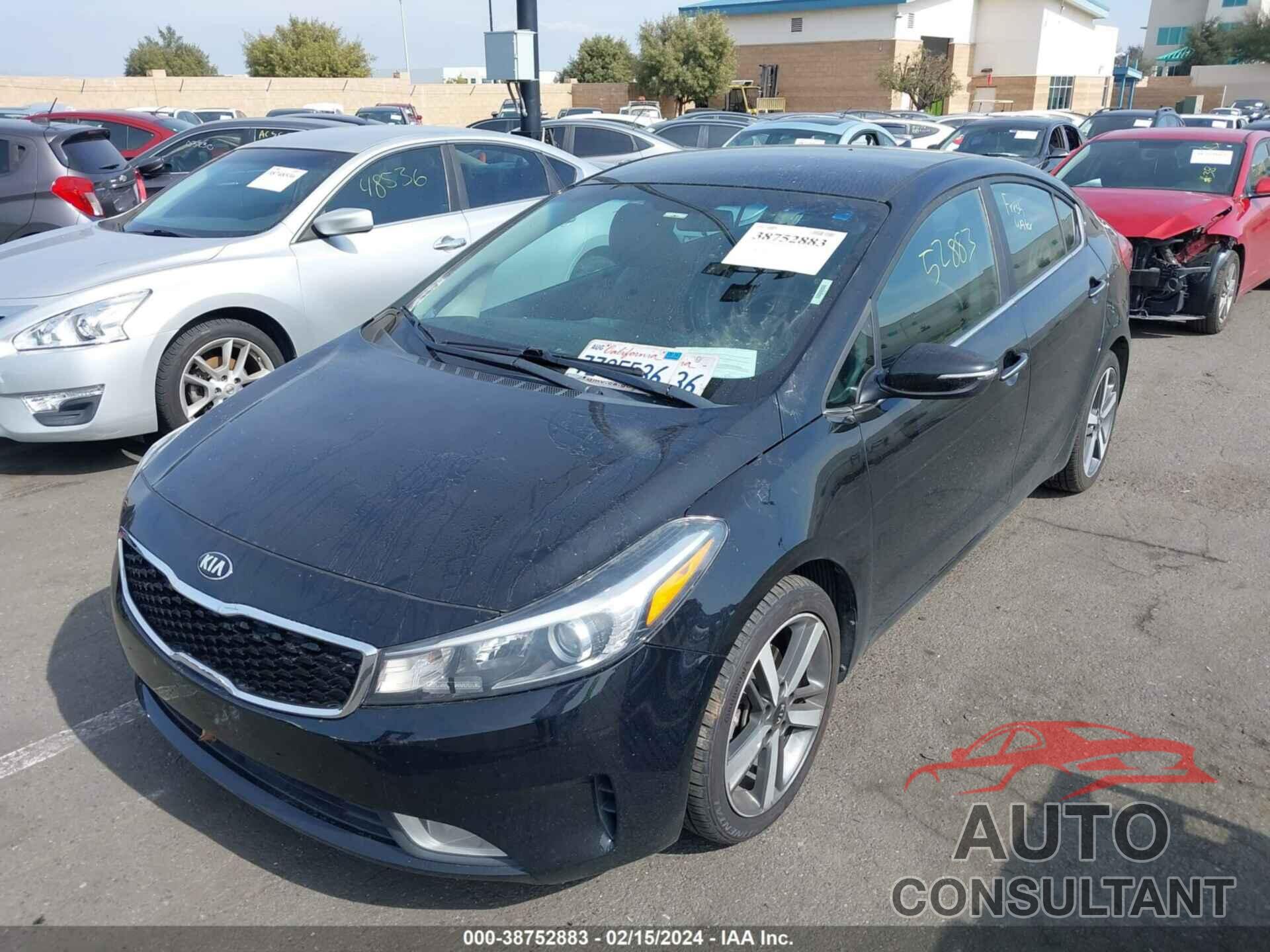 KIA FORTE 2017 - 3KPFL4A82HE057686