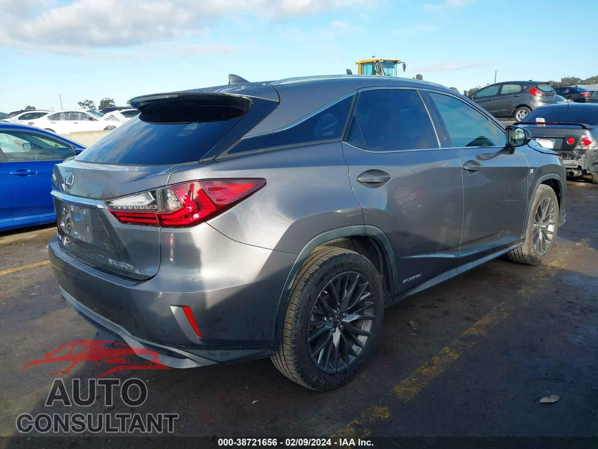 LEXUS RX 450H 2017 - 2T2BGMCA2HC018657