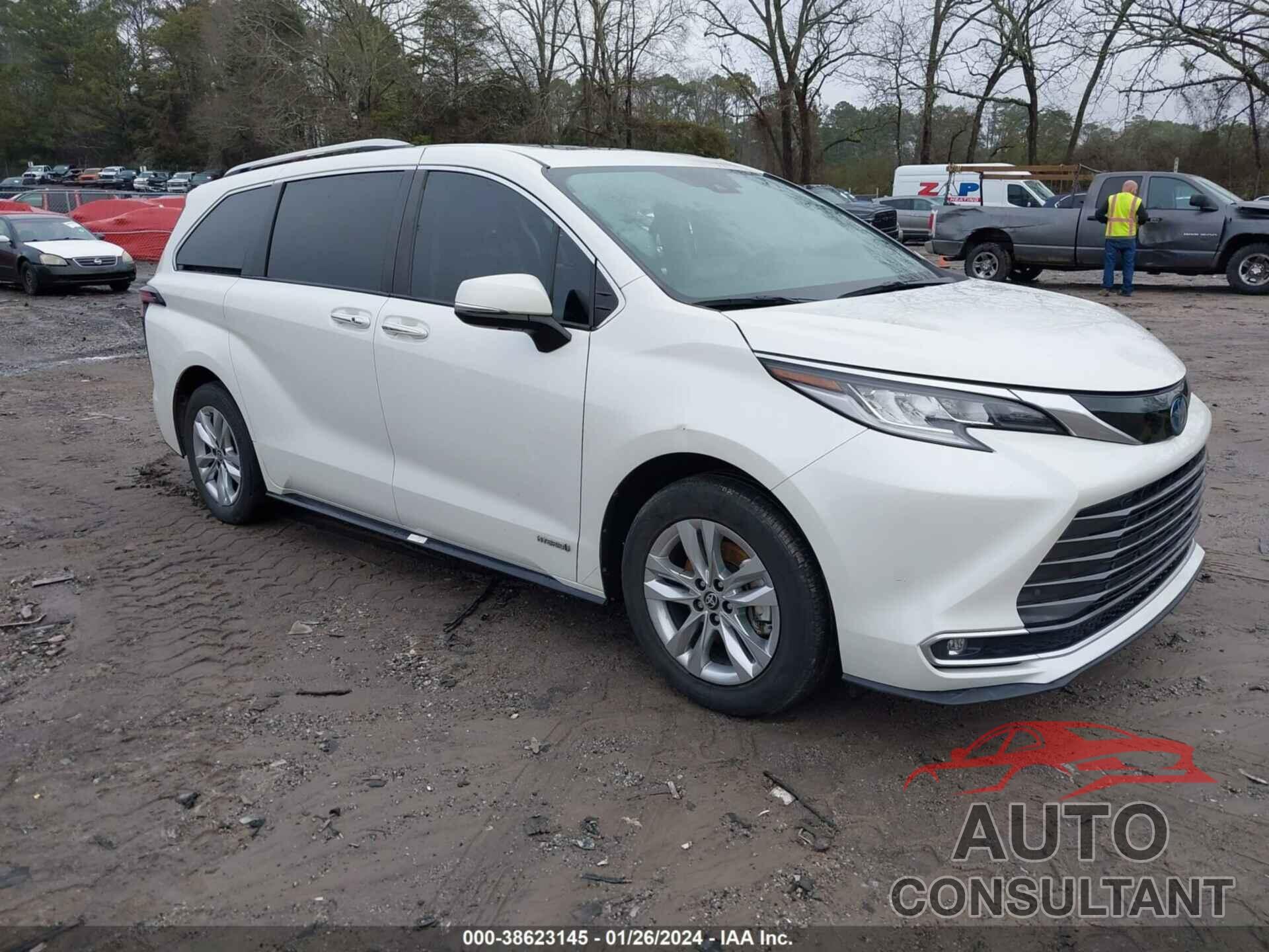 TOYOTA SIENNA 2021 - 5TDZRKEC0MS041677