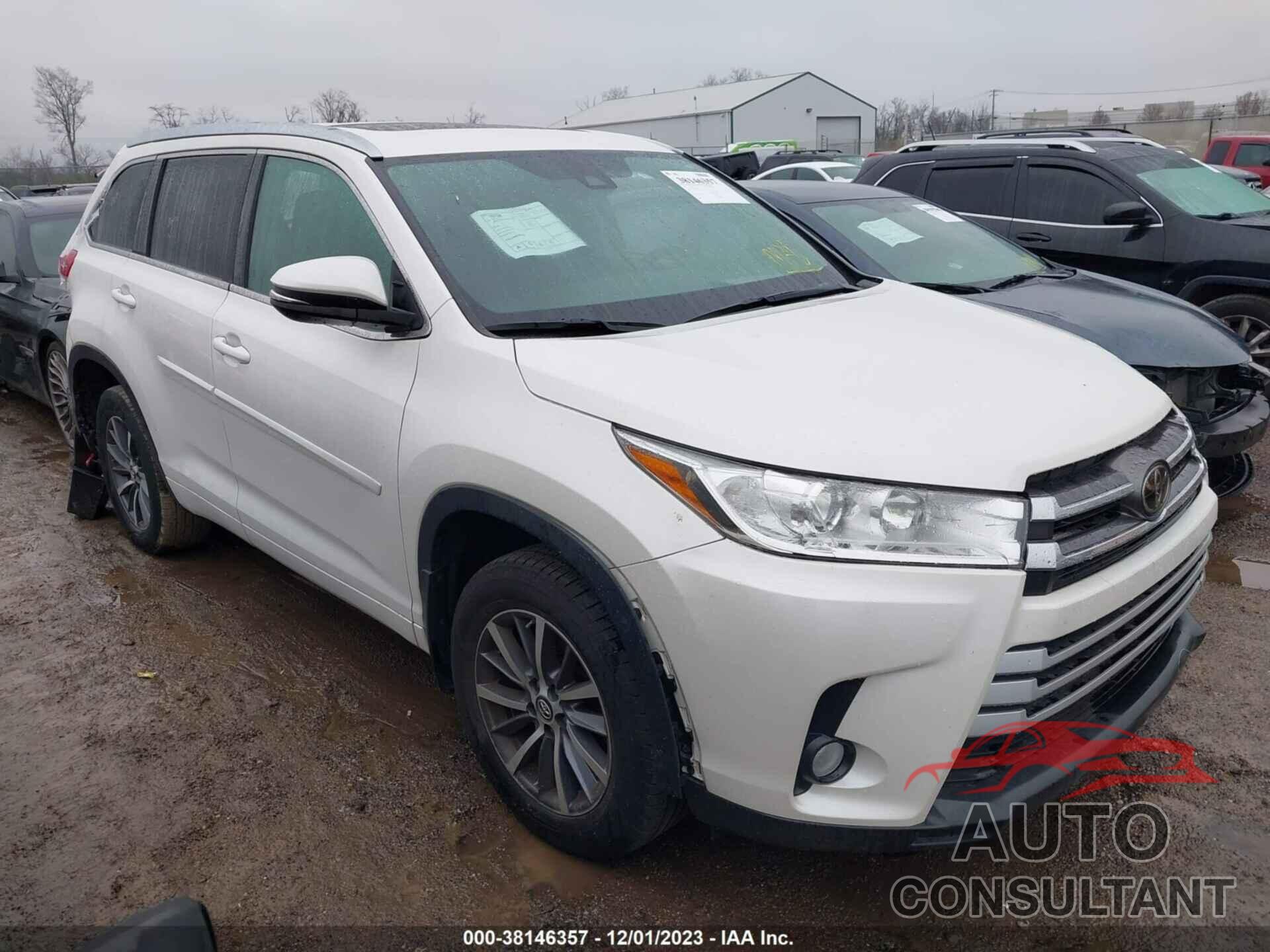 TOYOTA HIGHLANDER 2017 - 5TDJZRFH7HS510821