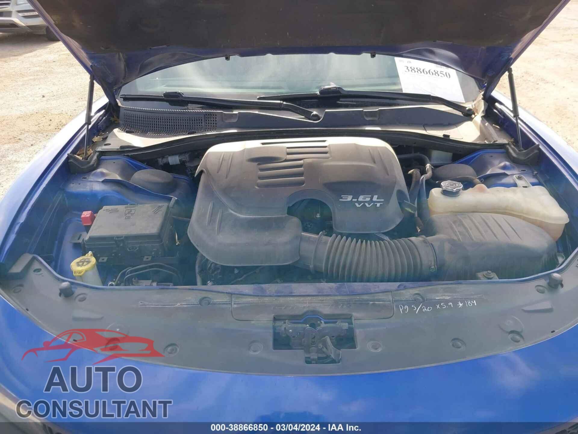 DODGE CHARGER 2019 - 2C3CDXHG8KH692930