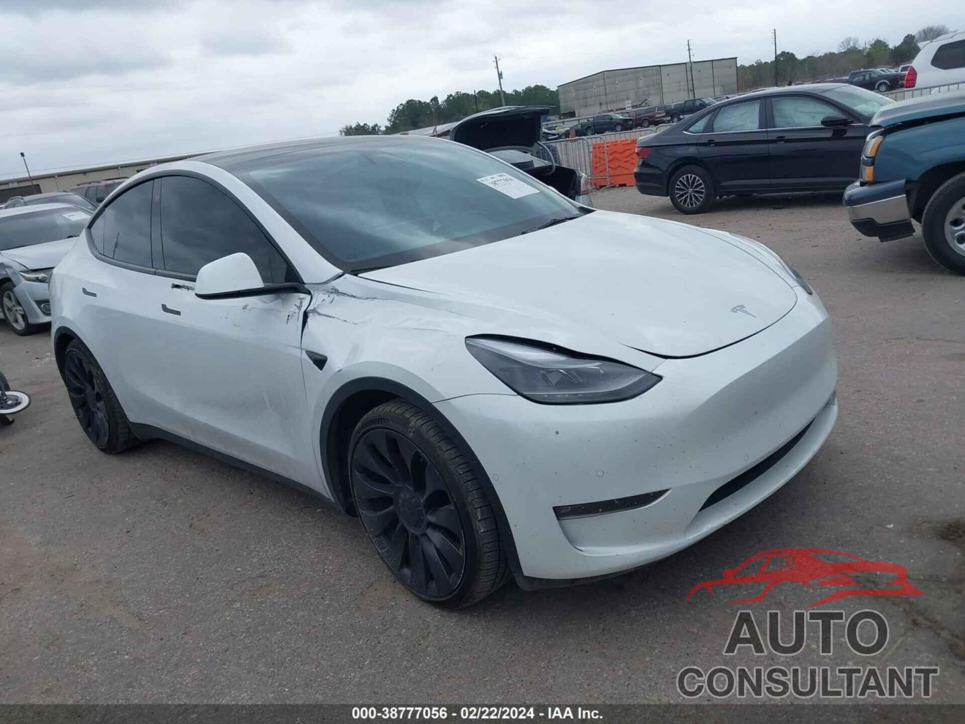TESLA MODEL Y 2022 - 7SAYGDEF6NF484187