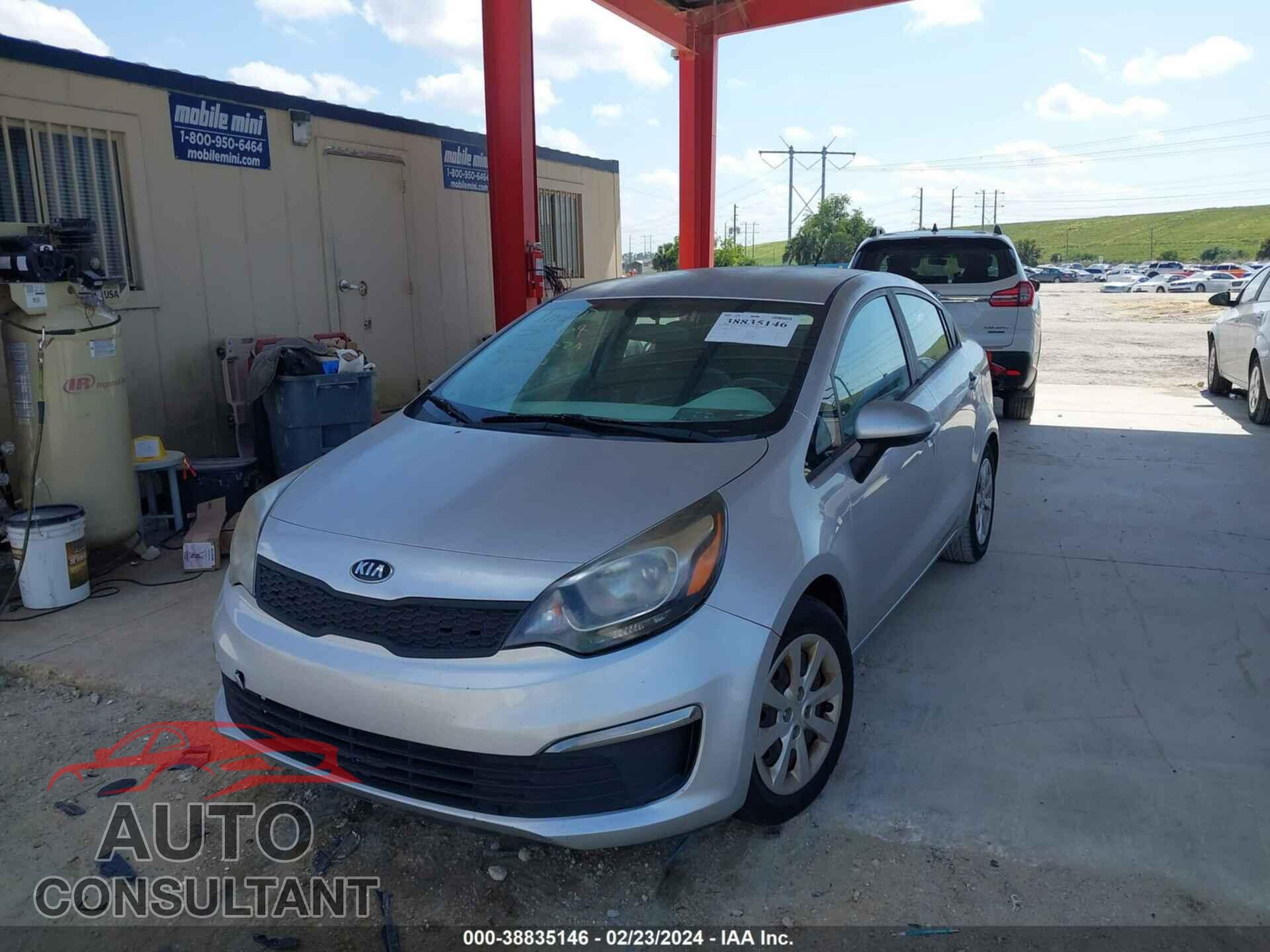 KIA RIO 2016 - KNADM4A32G6548642