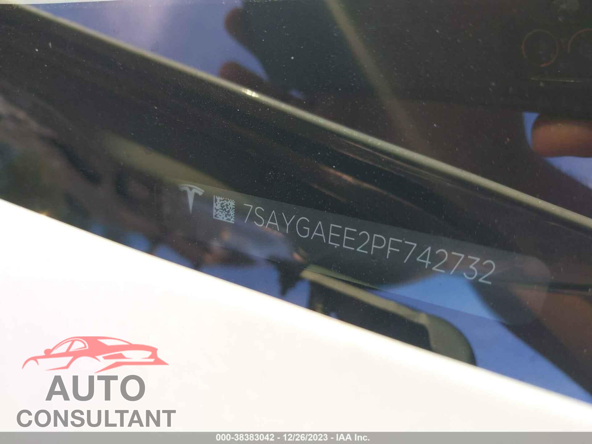 TESLA MODEL Y 2023 - 7SAYGAEE2PF742732