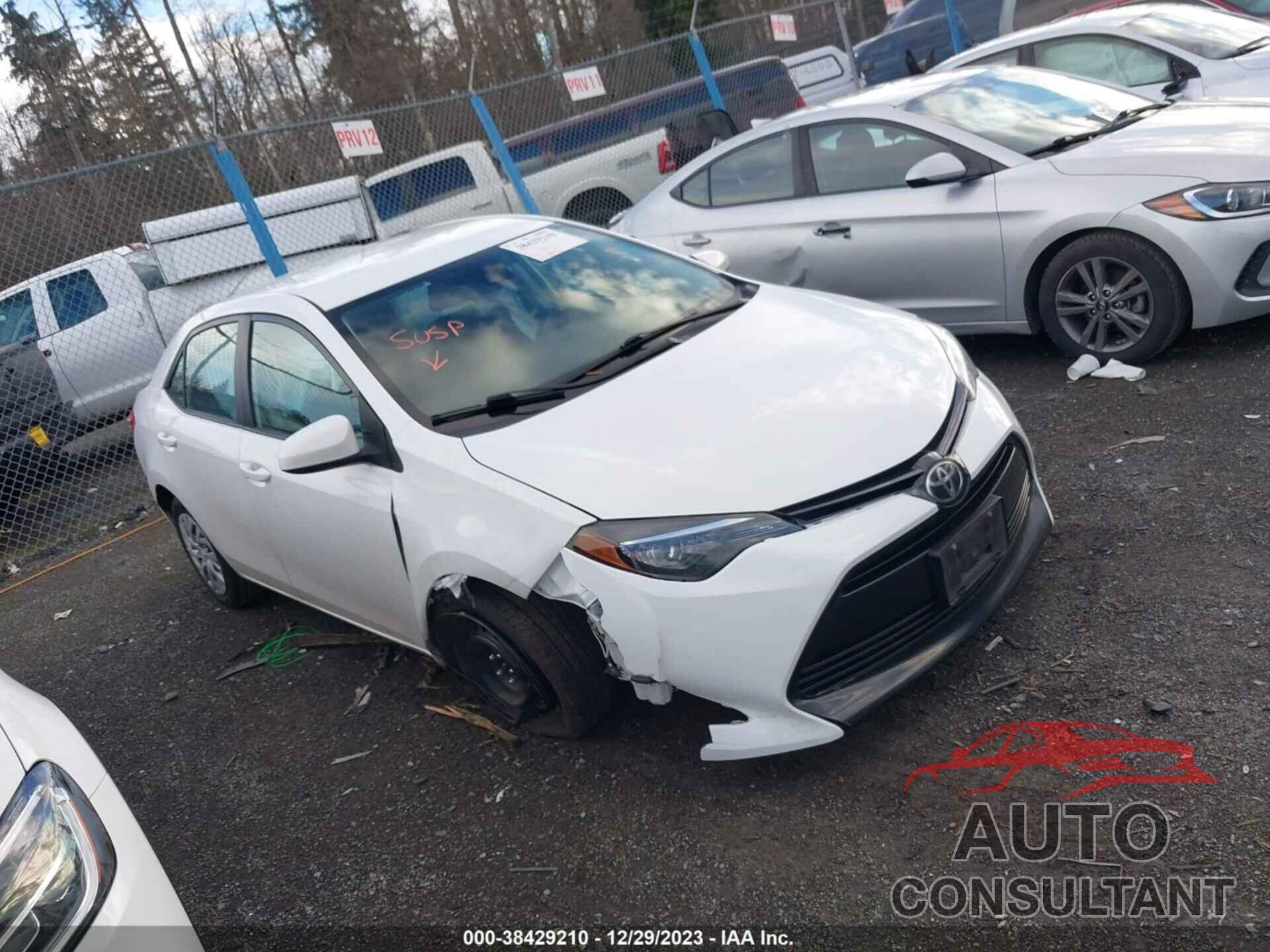 TOYOTA COROLLA 2017 - 5YFBURHE7HP688209