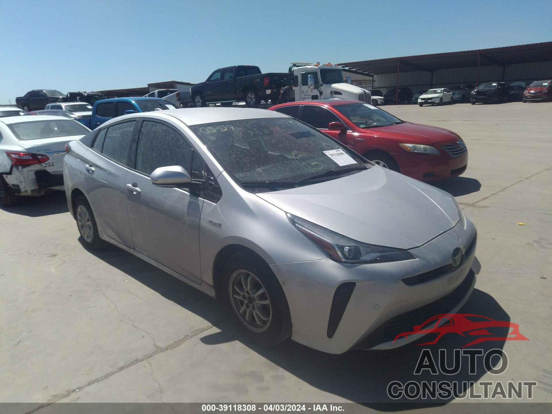 TOYOTA PRIUS 2020 - JTDKARFU3L3108944