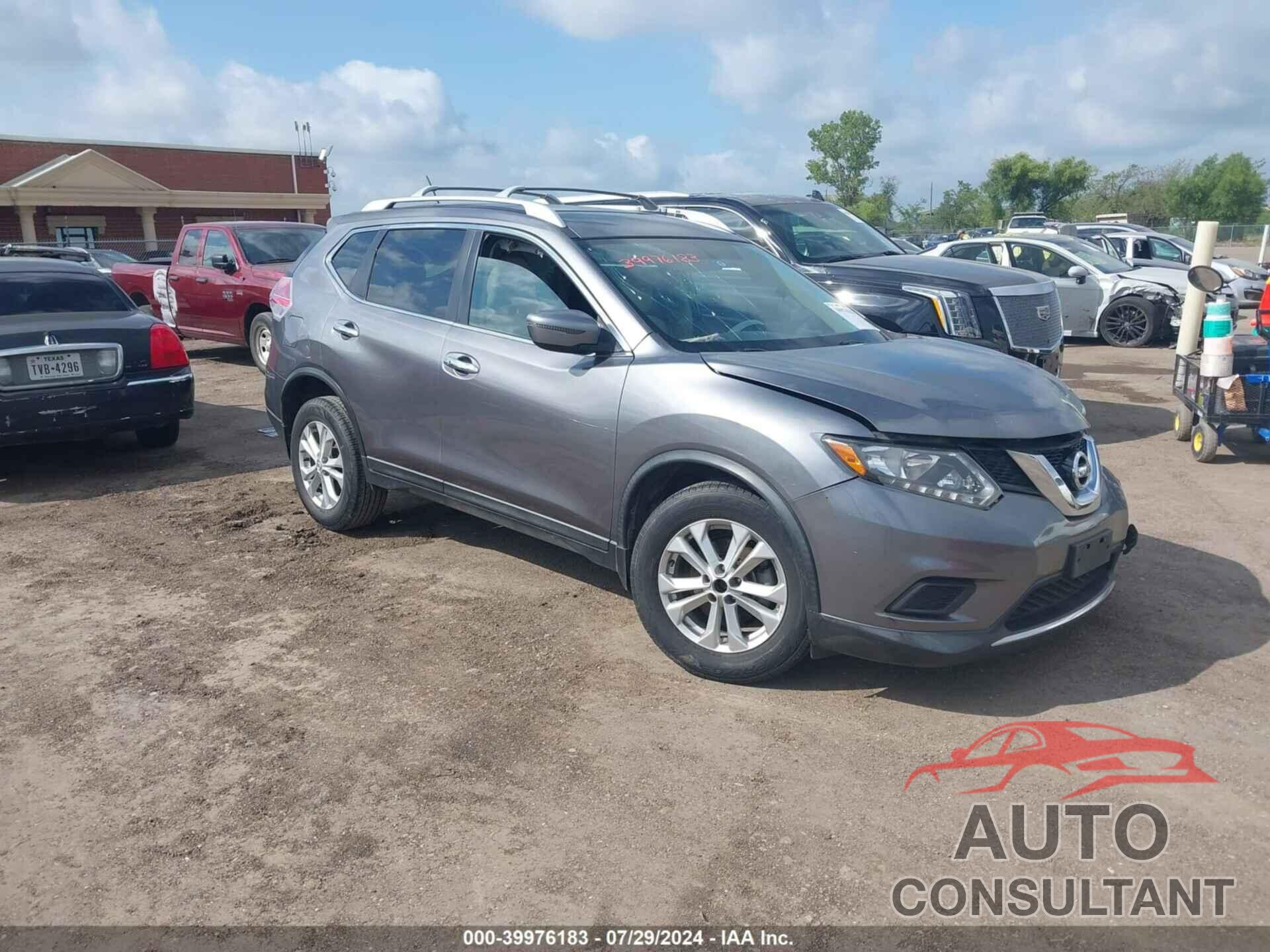 NISSAN ROGUE 2016 - KNMAT2MTXGP725294