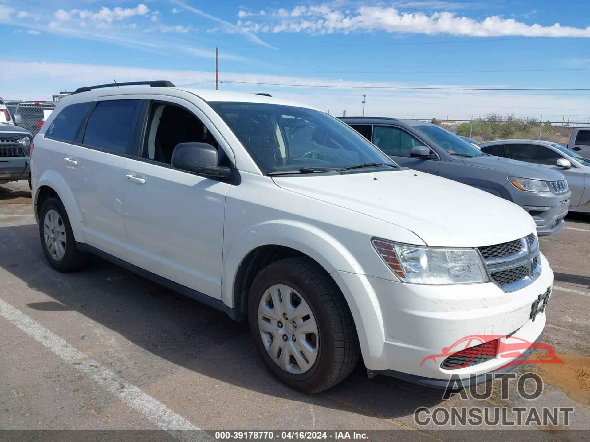 DODGE JOURNEY 2016 - 3C4PDCAB9GT222960