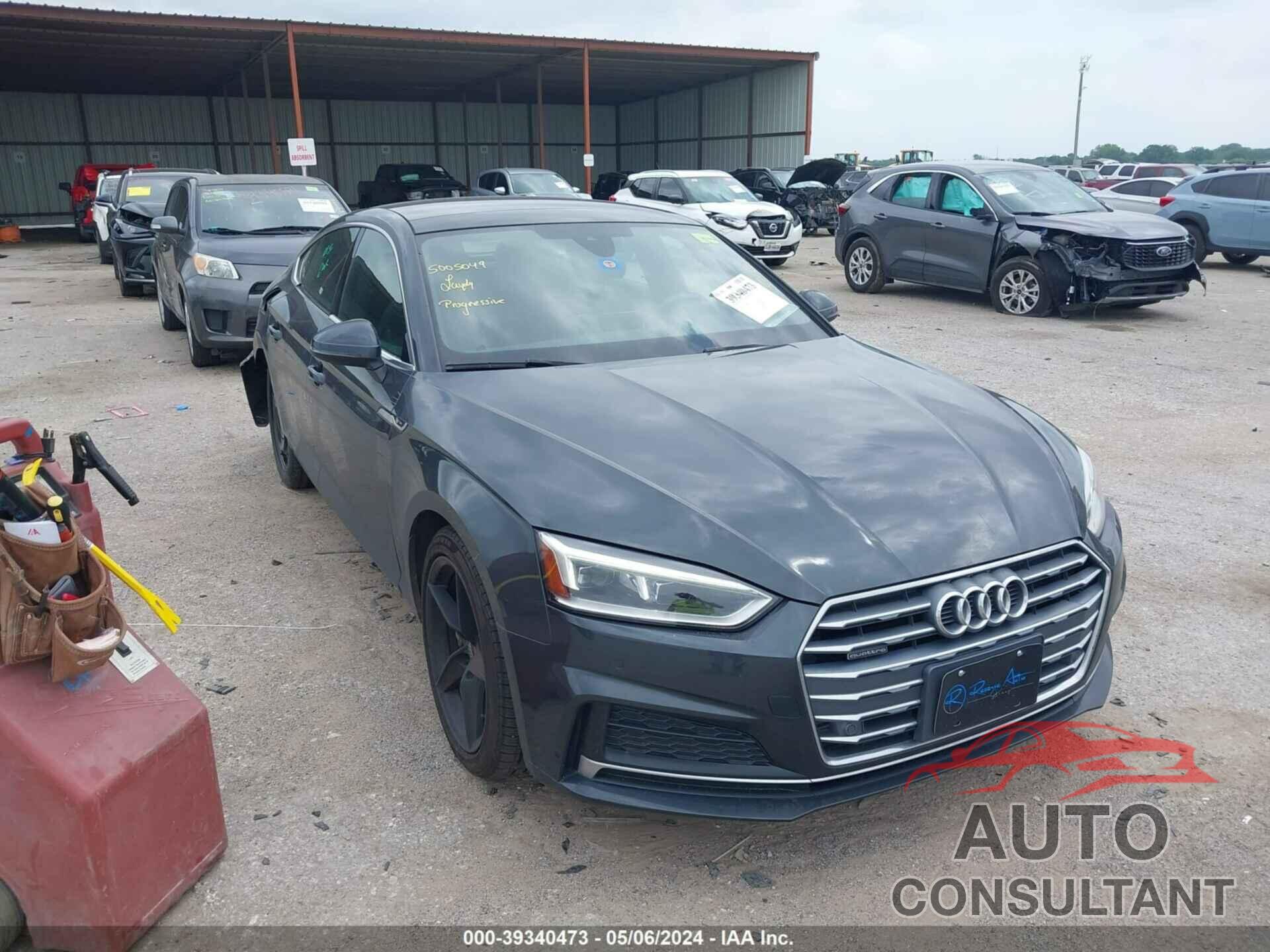 AUDI A5 2018 - WAUENCF50JA046965