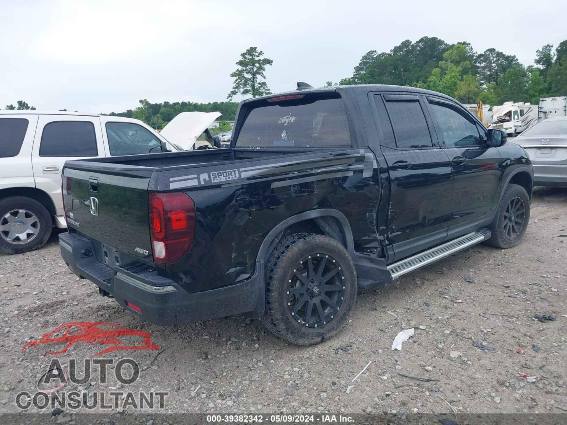 HONDA RIDGELINE 2017 - 5FPYK3F19HB017625