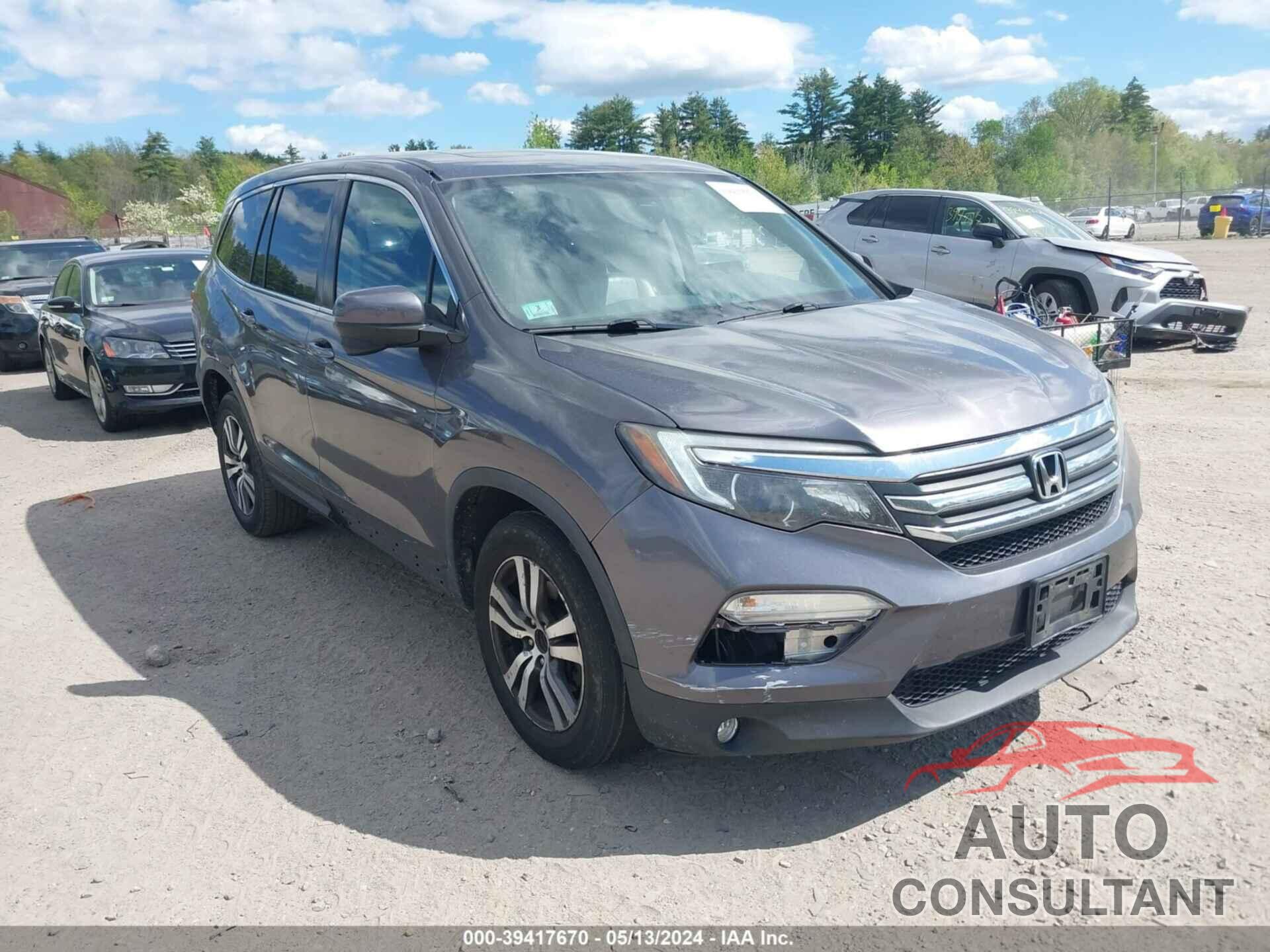 HONDA PILOT 2016 - 5FNYF6H70GB073998