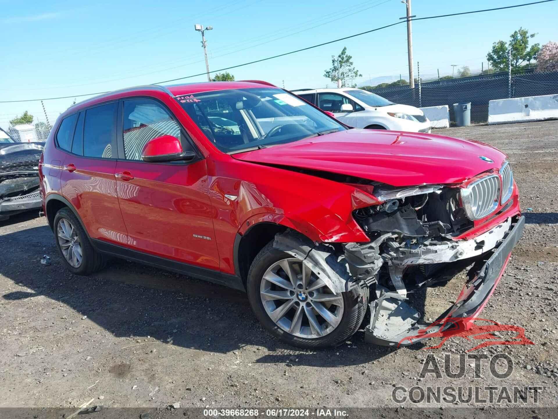 BMW X3 2017 - 5UXWZ7C53H0U47142