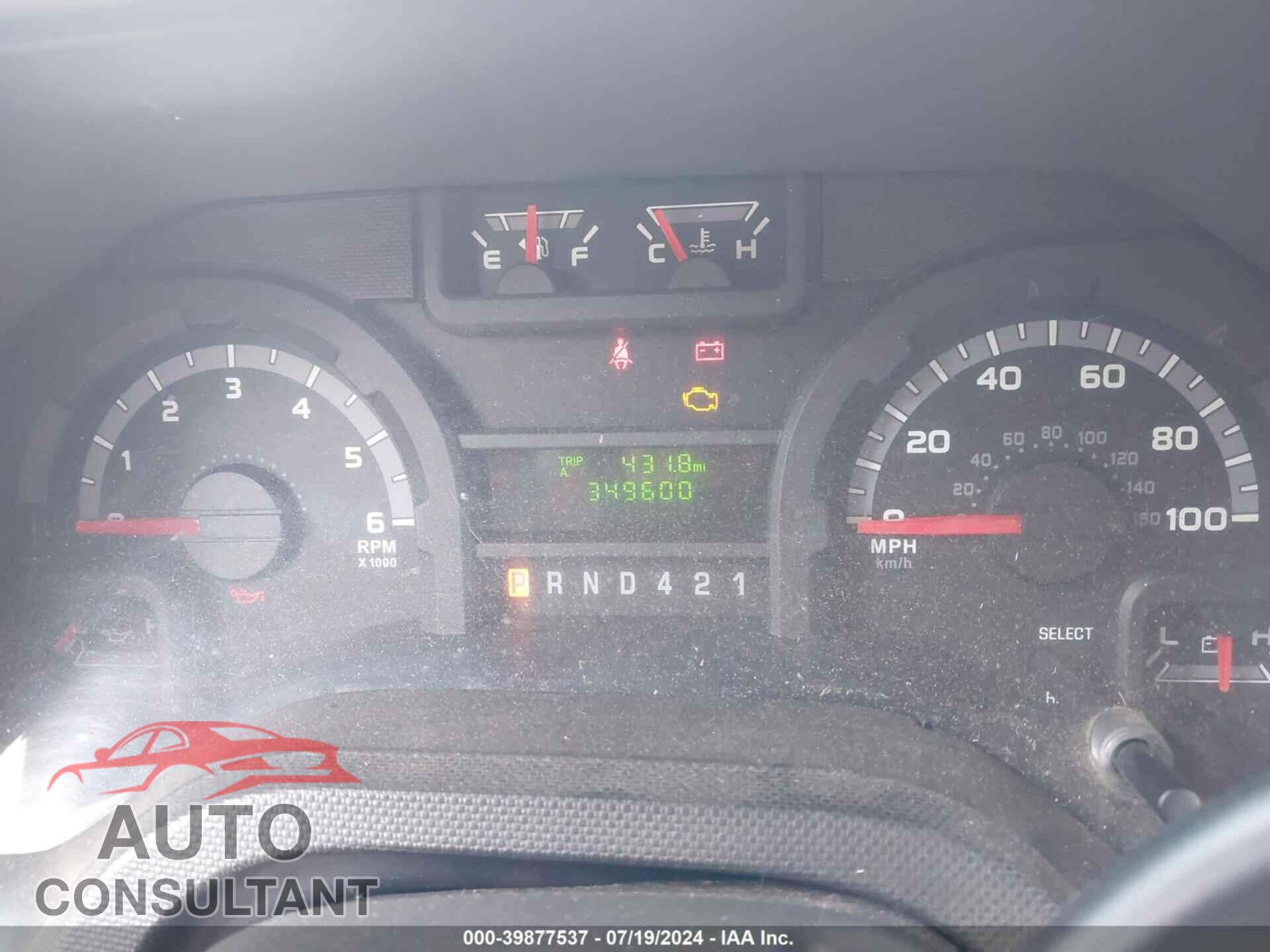 FORD E-450 CUTAWAY 2016 - 1FDFE4FS3GDC49144