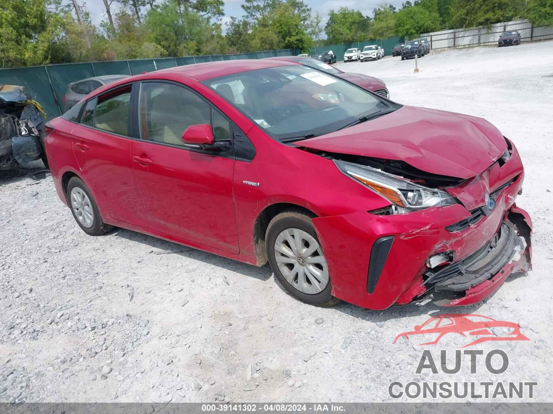 TOYOTA PRIUS 2019 - JTDKARFU0K3071480