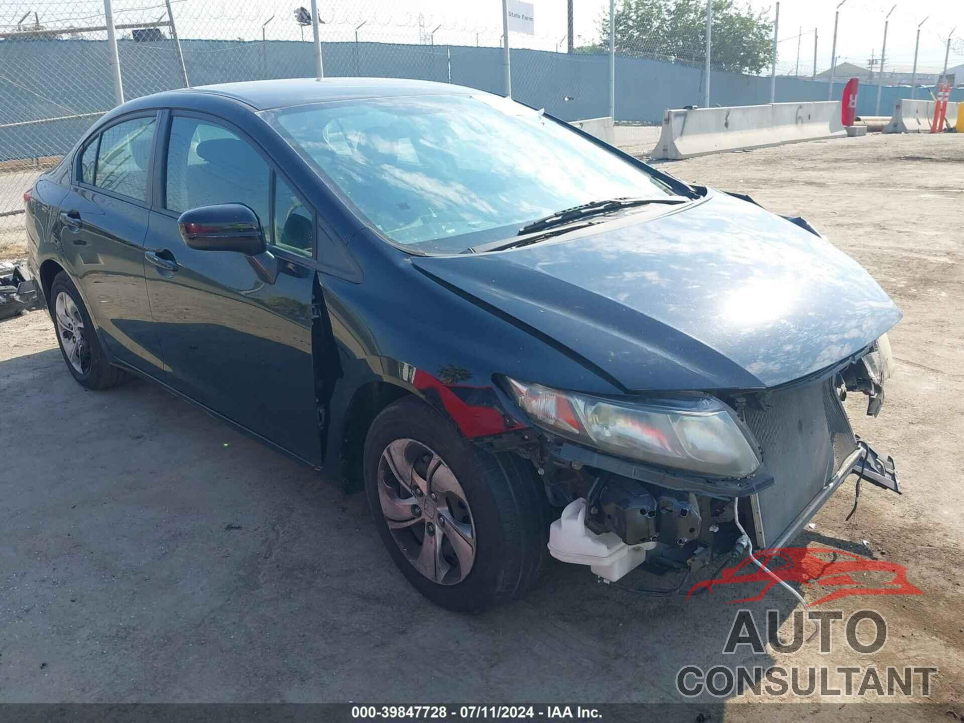 HONDA CIVIC 2015 - 19XFB2F58FE250198