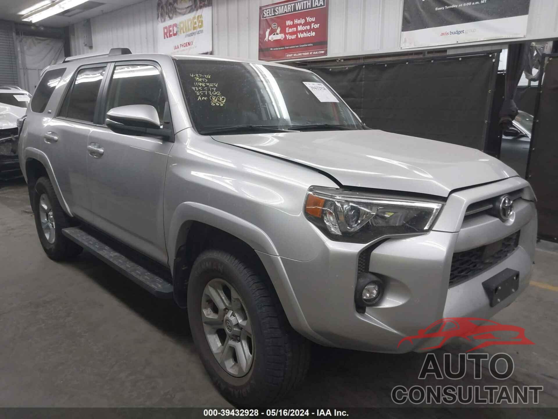 TOYOTA 4RUNNER 2021 - JTENU5JR2M5925579