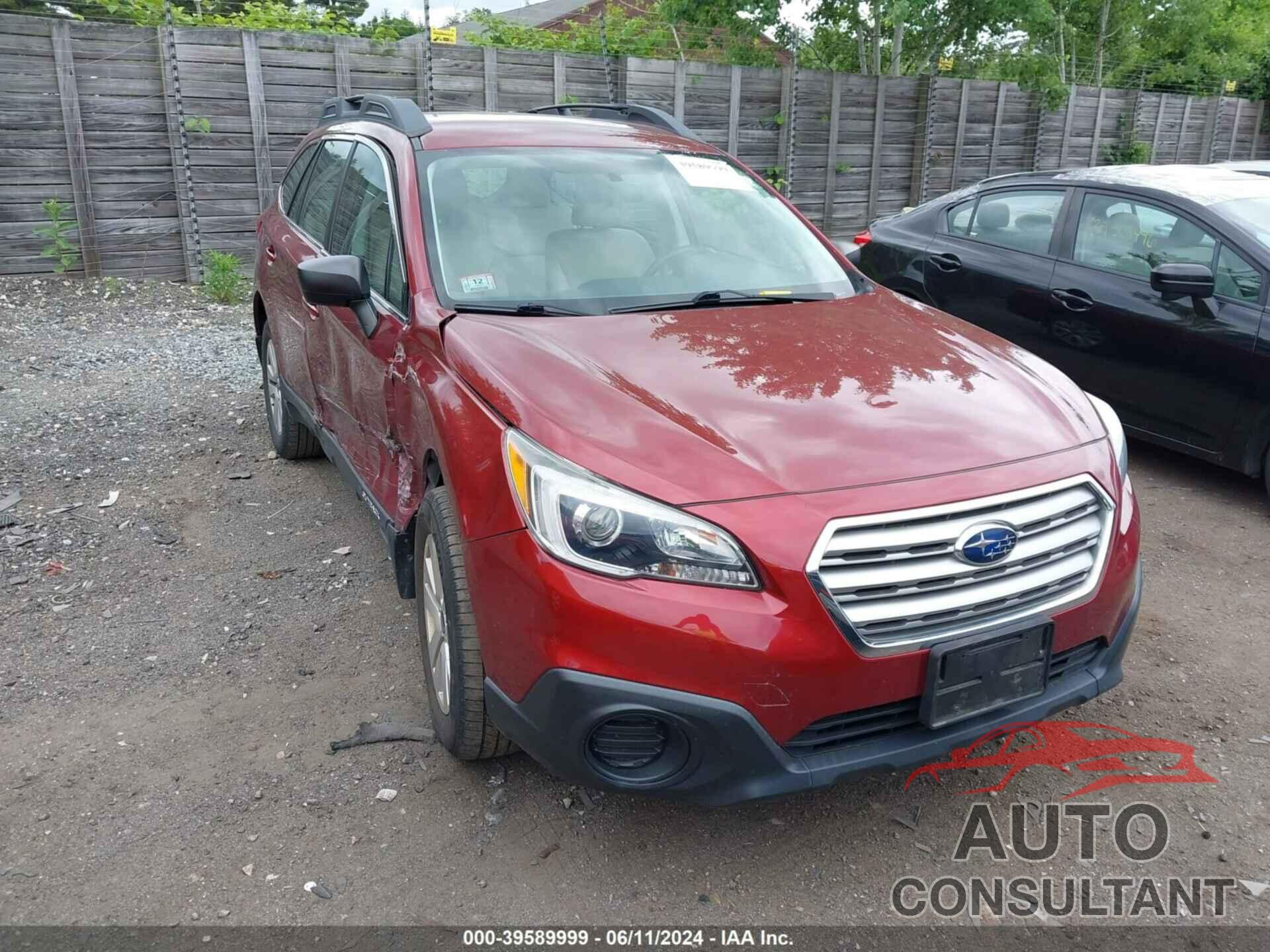 SUBARU OUTBACK 2017 - 4S4BSAAC5H3334077